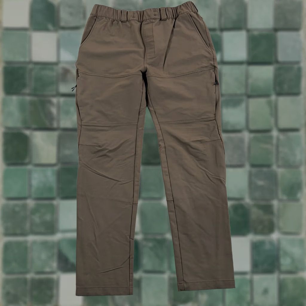 Vintage BYLT Pants Mens L Dark Taupe Premium Basics Active Cargo Men Tech Nylon Size US 33 - 1 Thumbnail