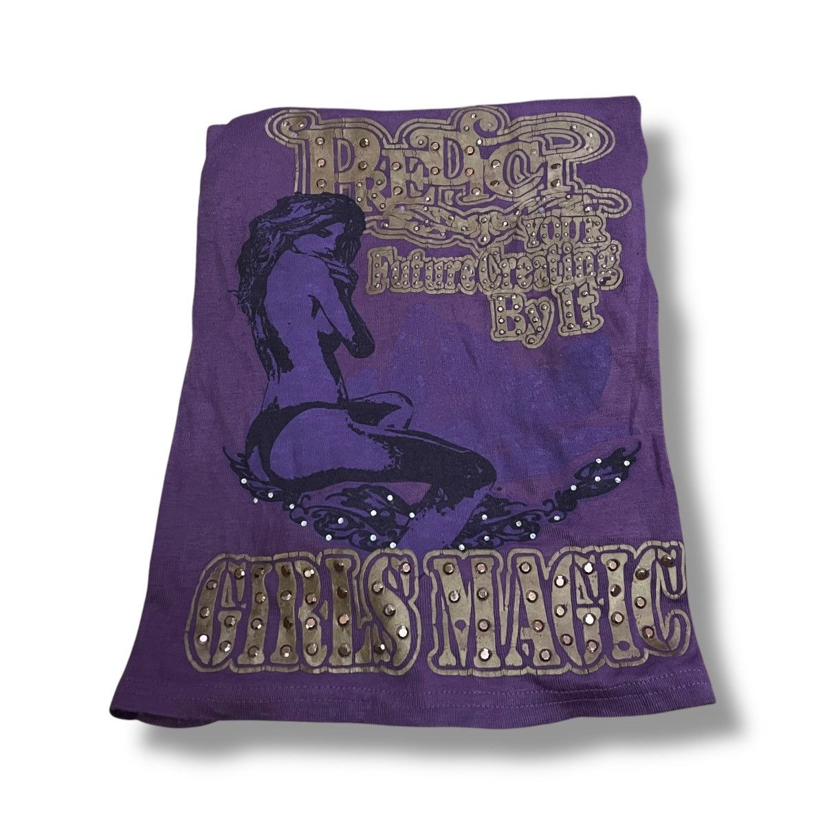 Beauty Beast 🇯🇵 Y2K GIRLS MAGIC WORDING BEAD SEXY NAKED Size M / US 6-8 / IT 42-44 - 9 Thumbnail