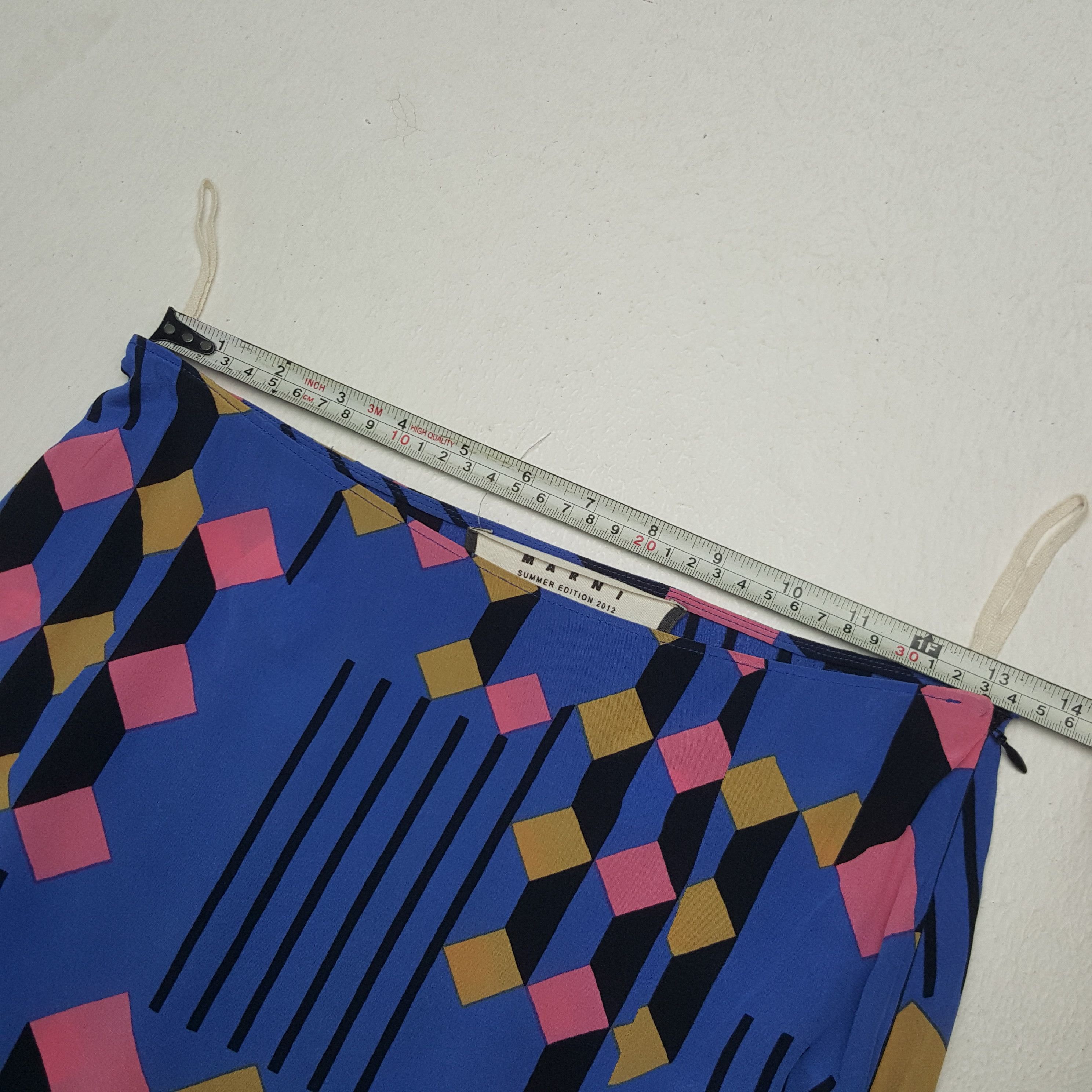 Marni × Vintage Vintage Marni Italian Brand Art Design Skirts Size 26" / US 2 / IT 38 - 9 Thumbnail
