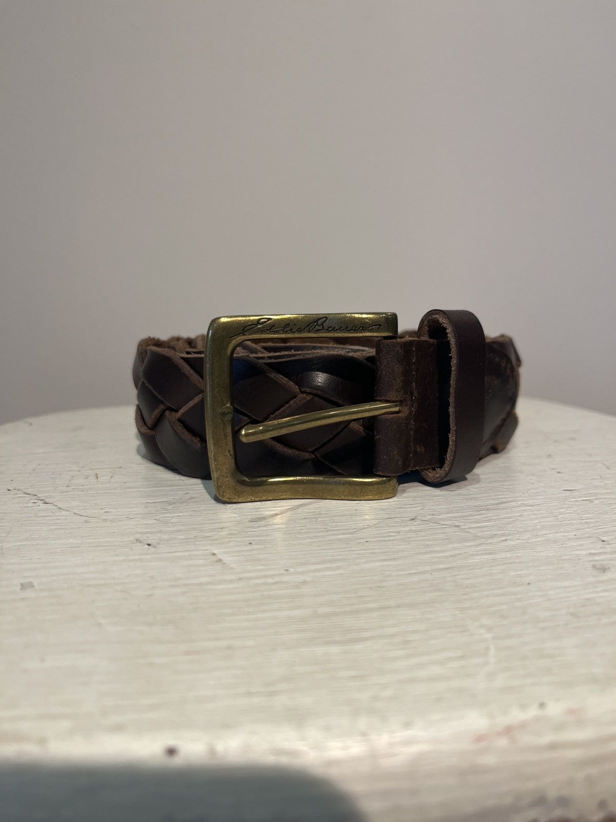 Eddie Bauer Leather Eddie Bauer braided belt Size 36 - 1 Thumbnail