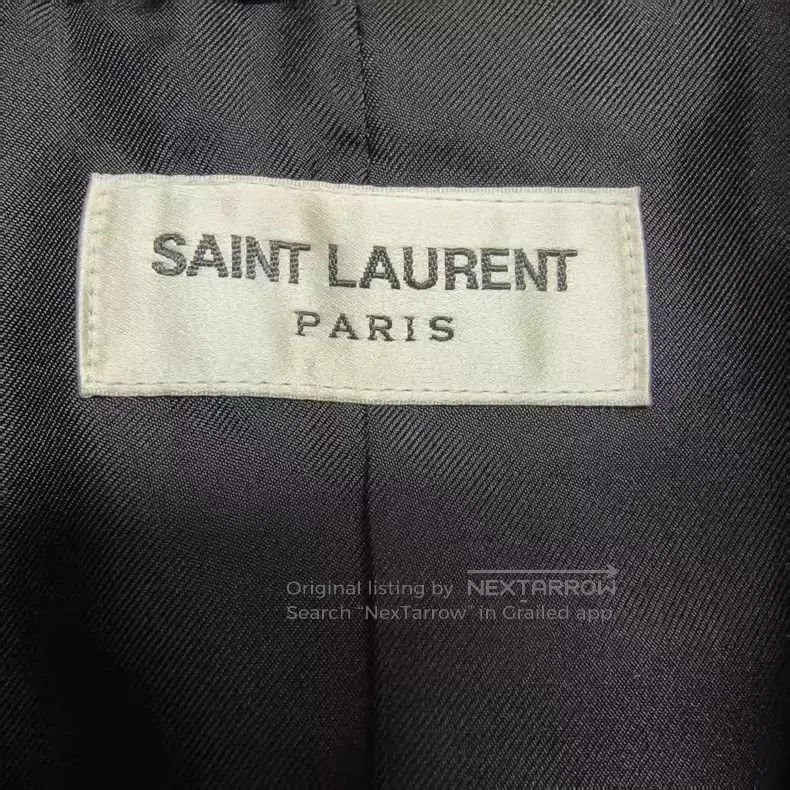 Saint Laurent Paris Saint Laurent Paris Black Velvet Suit i Size XXS / US 00 / IT 34 - 3 Thumbnail