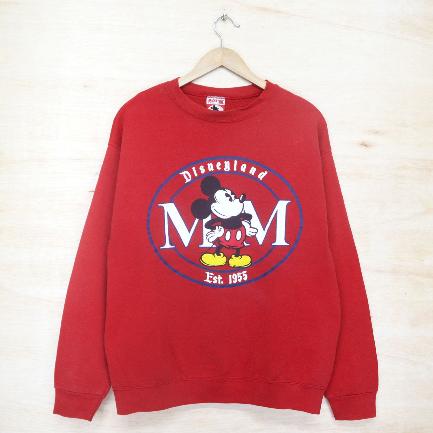 Disneyland Mickey Mouse Est 1955 By MICKEY INC Sweatshirt