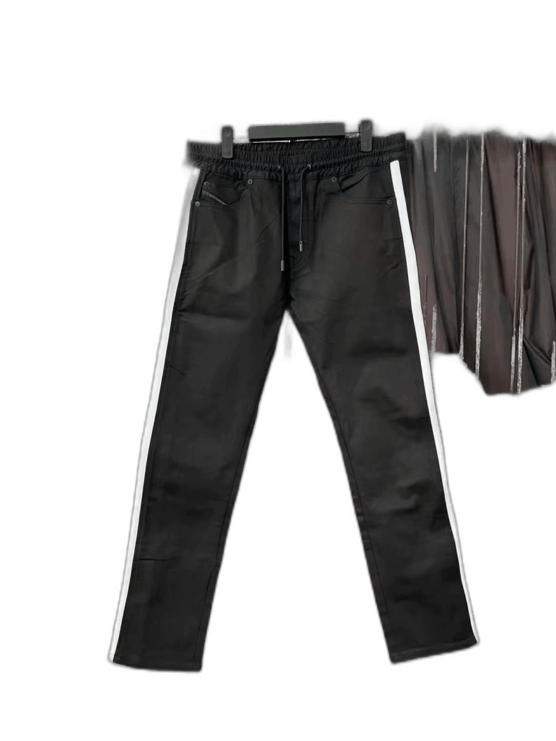 Diesel Diesel Black Pants with Side Stripes Size US 32 / EU 48 - 1 Thumbnail