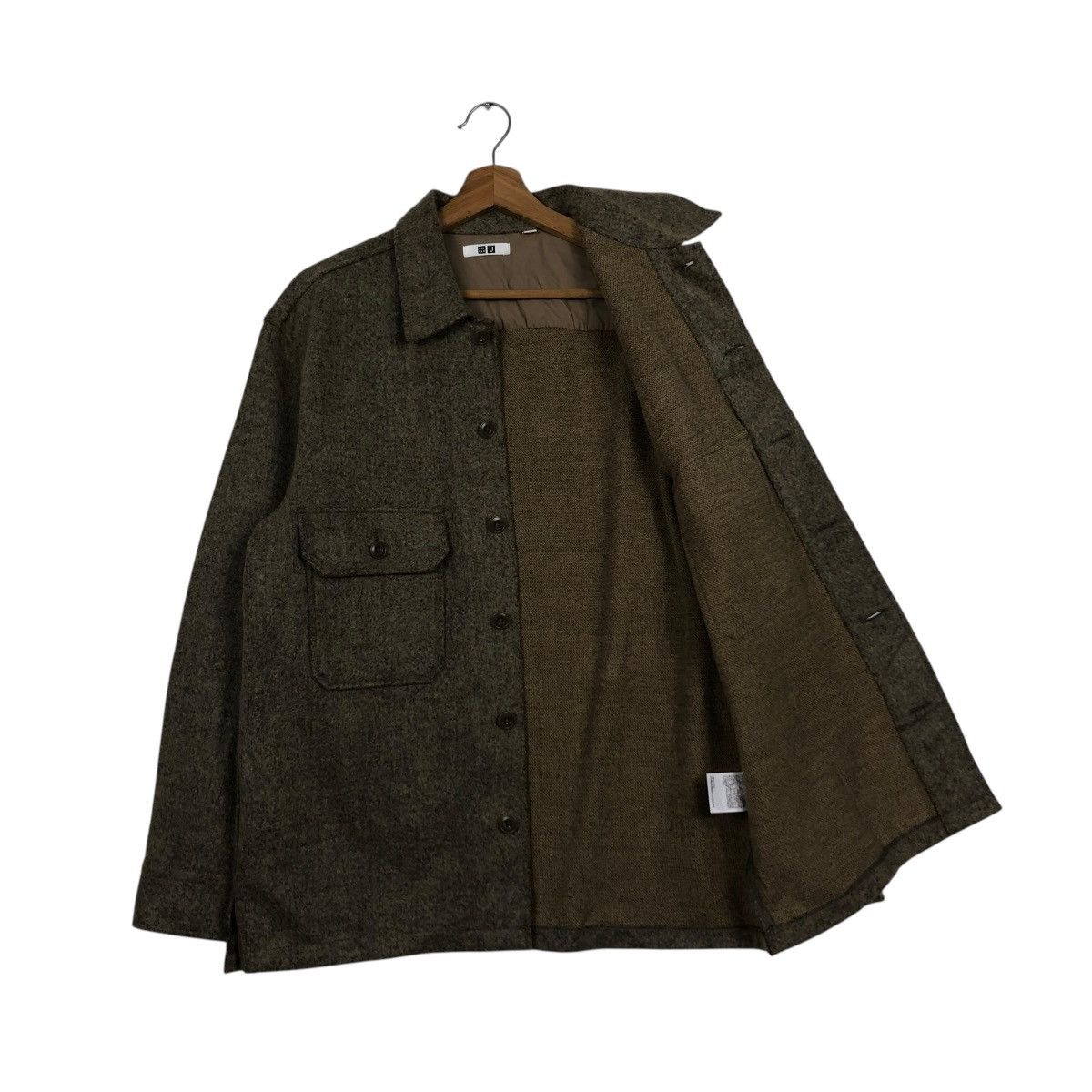 Japanese Brand 🔥VINTAGE WOOL BUTTON WORKER JACKET UNIQLO UNDERCOVER Size US M / EU 48-50 / 2 - 11 Thumbnail