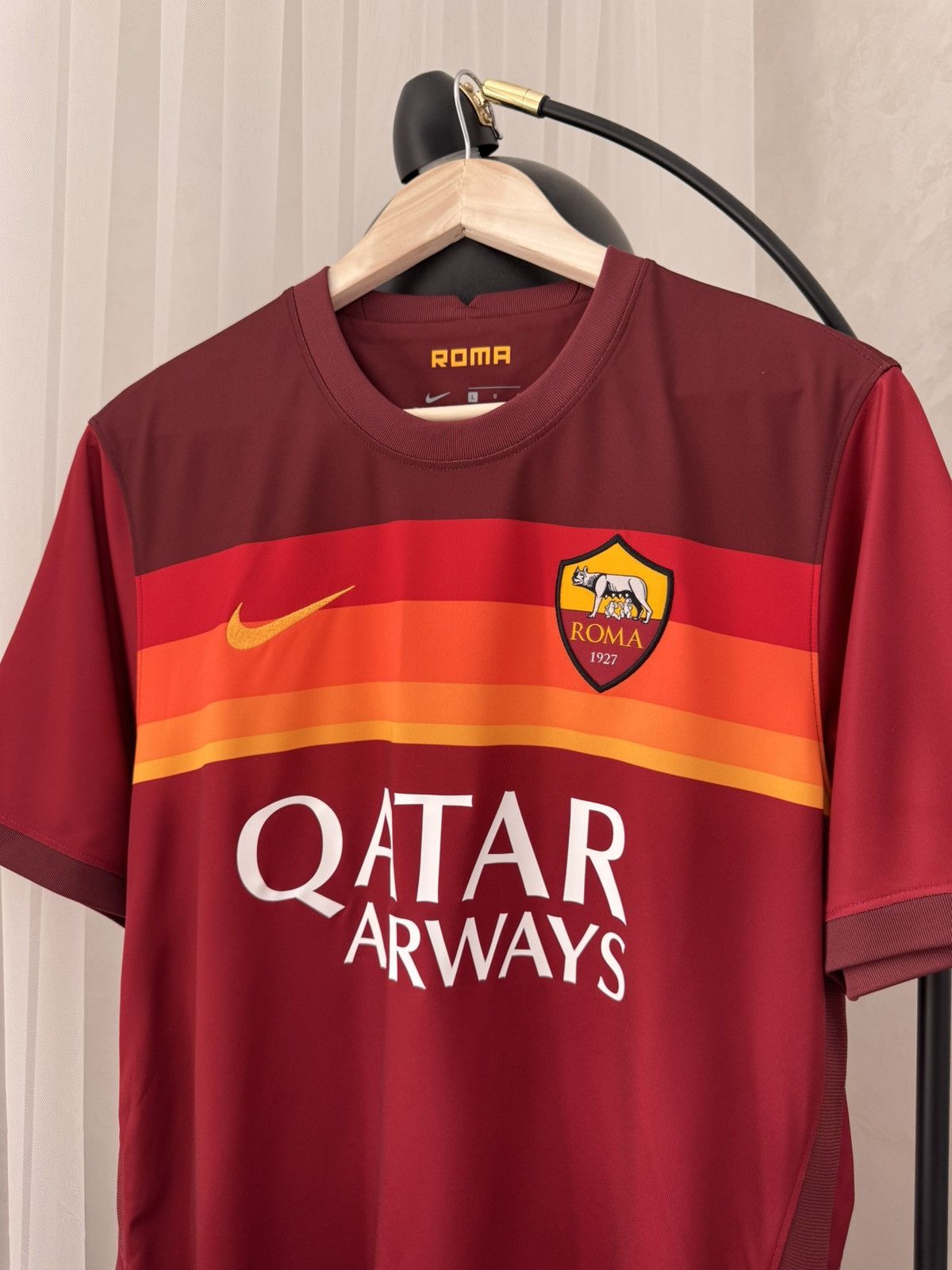 Nike Nike Roma Italy Soccer Maglia CD4248 614 Home Jersey 2020-21 Size US L / EU 52-54 / 3 - 3 Thumbnail