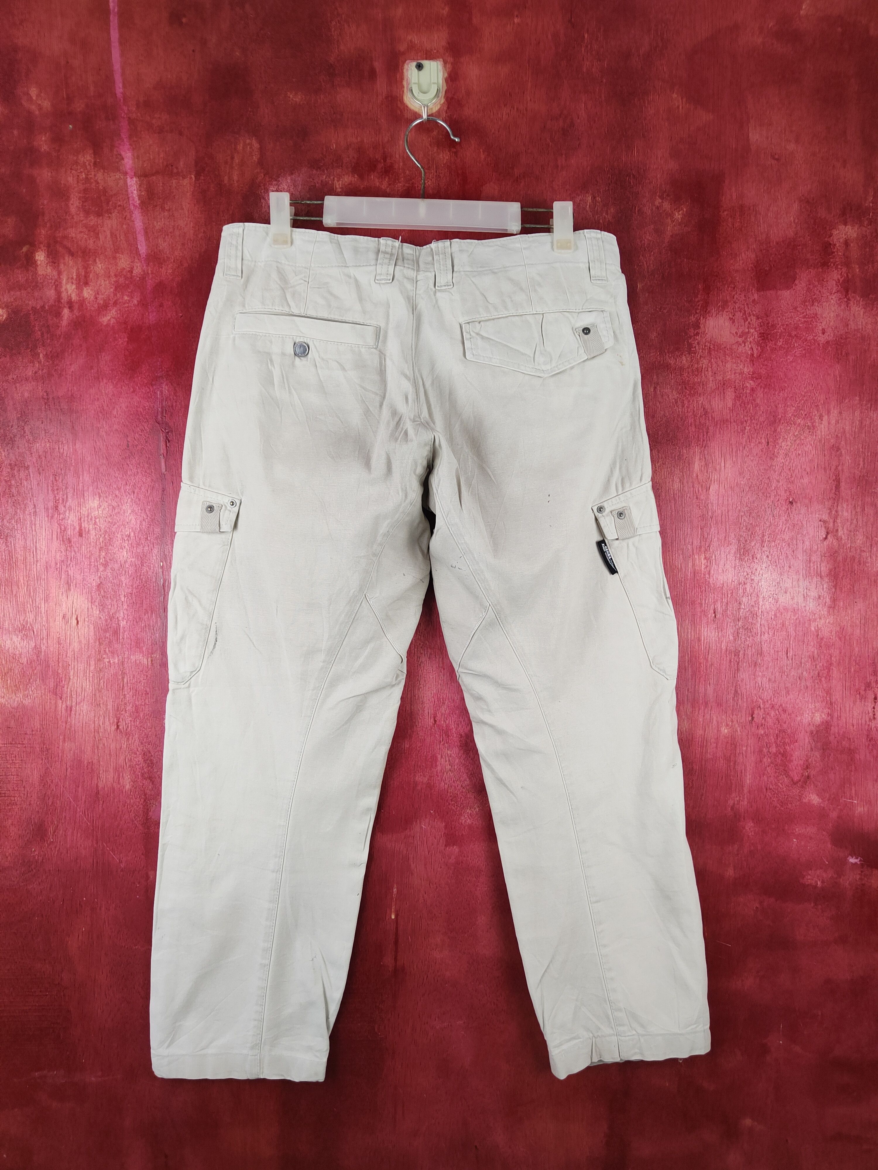 Japanese Brand Genba Ivory Multipocket Cargo Pants N#S011 Size US 32 / EU 48 - 7 Thumbnail