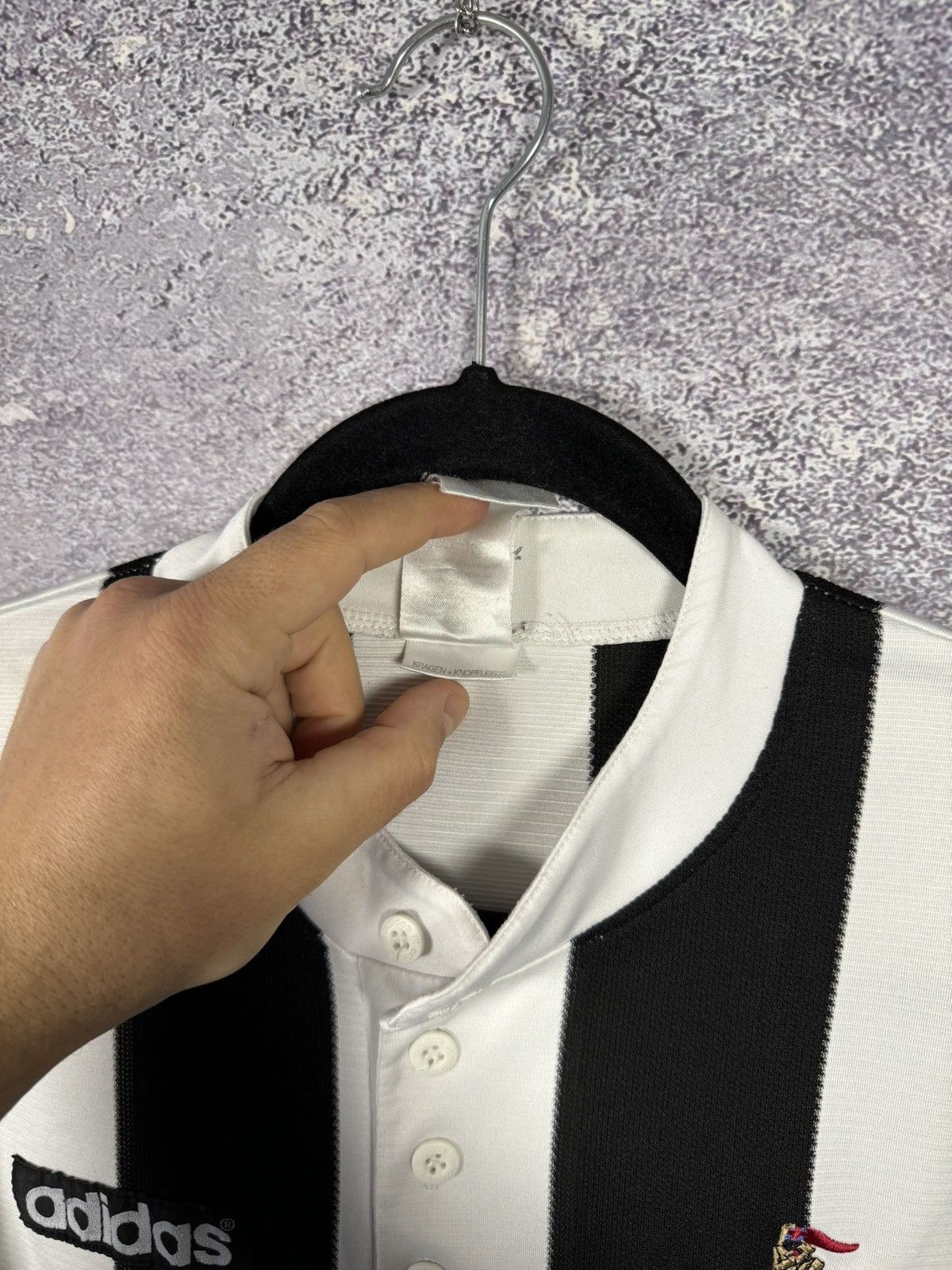 Adidas × Vintage 90’s Vintage Newcastle United 1995/96 Adidas Soccer Jersey Size US S / EU 44-46 / 1 - 7 Thumbnail