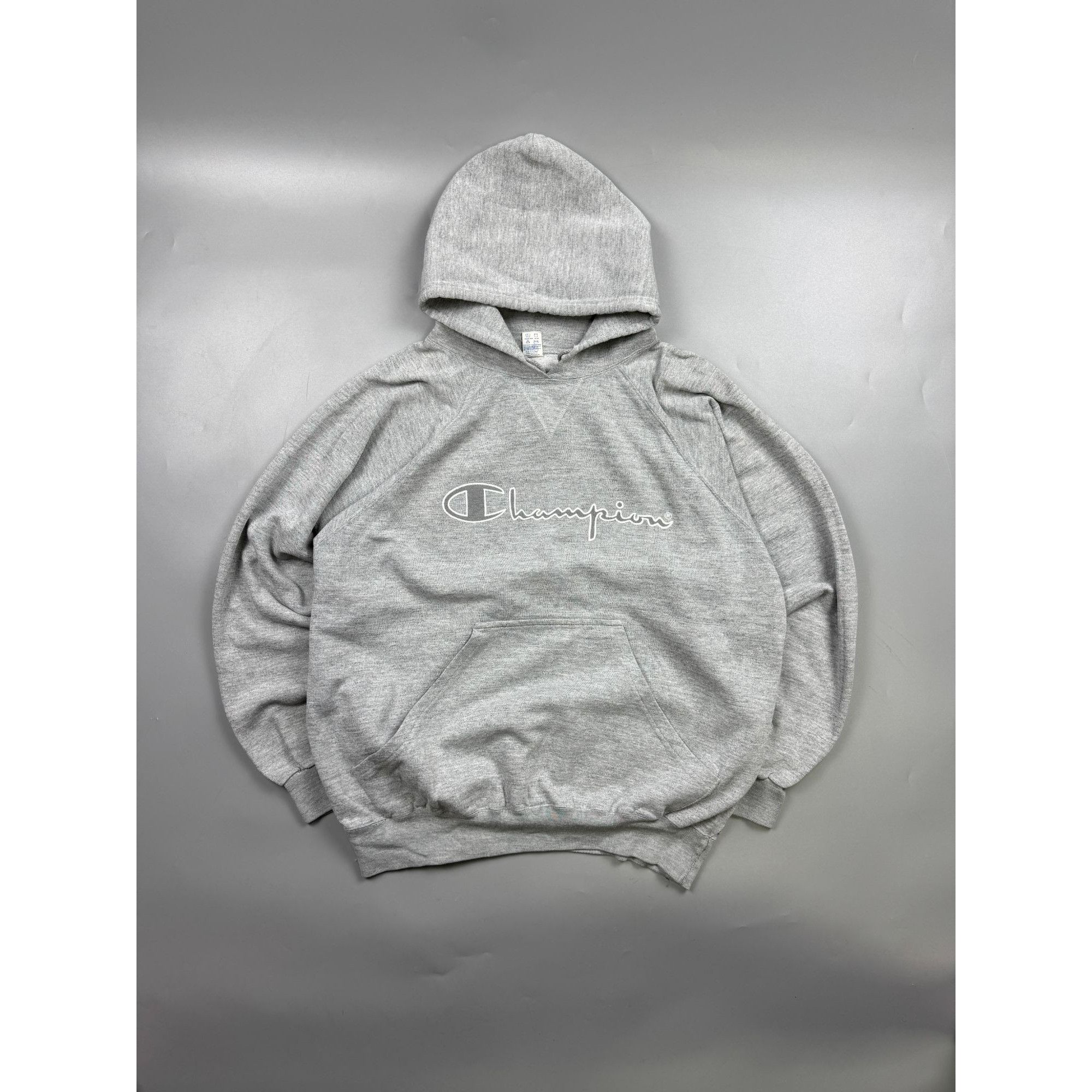 Champion Vintage Champion Gray Hoodie (Y1200) Size US XL / EU 56 / 4 - 1 Thumbnail