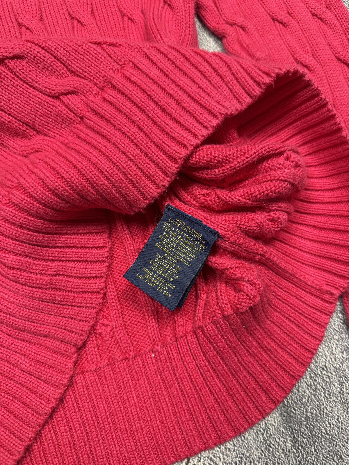 Kanye West Kanye West Pink Ralph Lauren Cable Knit Sweater Size M / US 6-8 / IT 42-44 - 8 Thumbnail