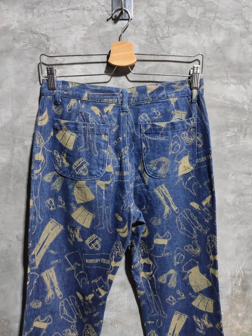 Japanese Brand Rimsby Field Fullprint Pants Size 28" / US 6 / IT 42 - 6 Thumbnail