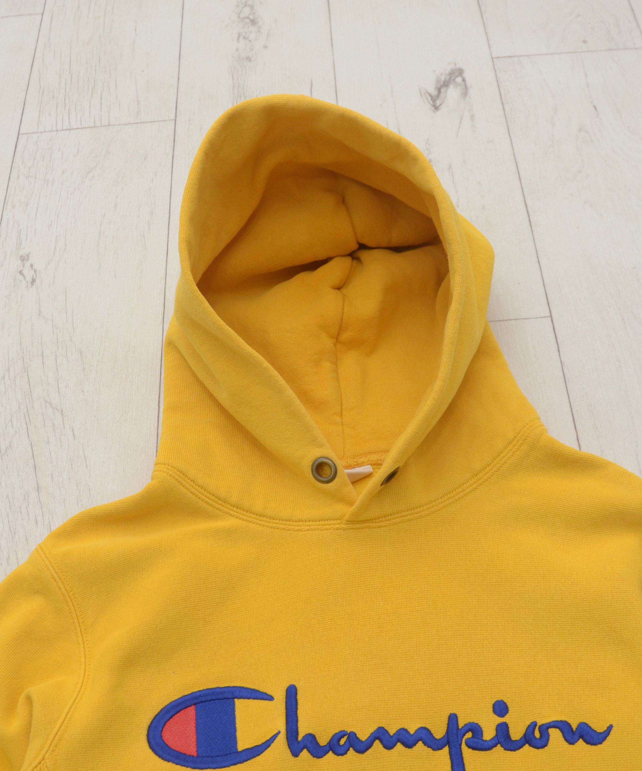 Champion Champion Premium Reverse Weave Big Logo Hoodie yellow UNISEX Size US S / EU 44-46 / 1 - 9 Thumbnail