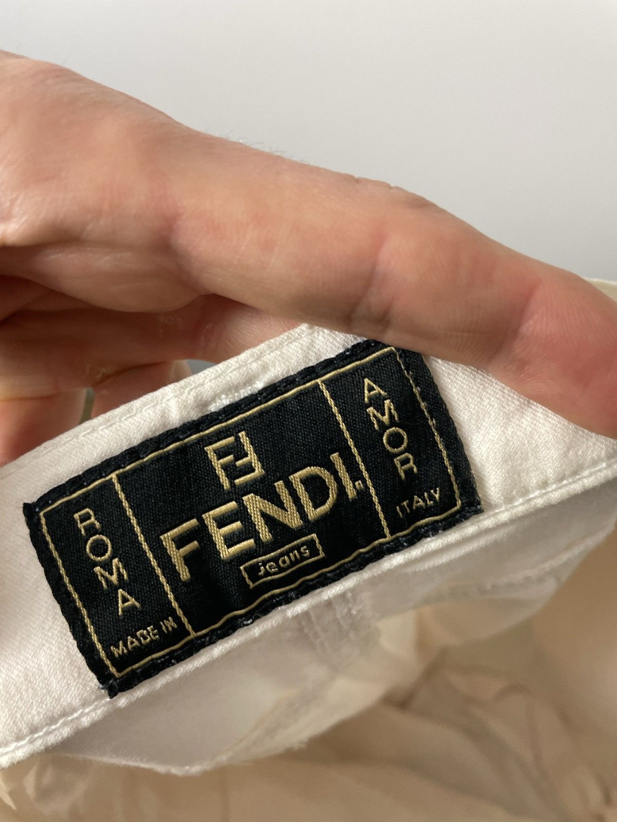 Fendi Vintage Fendi Beige Luxury Pants Beige Rare Designer Hype Size 27" / US 4 / IT 40 - 5 Thumbnail