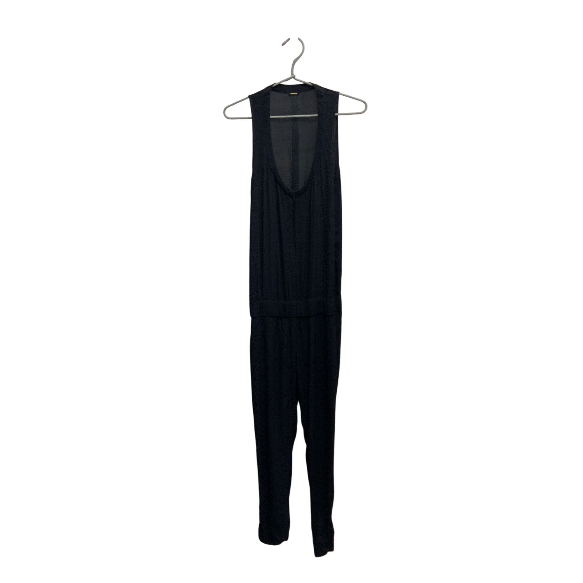 MONROW Monrow Neptune Crepe Jumpsuit Size 26" / US 2 / IT 38 - 8 Thumbnail
