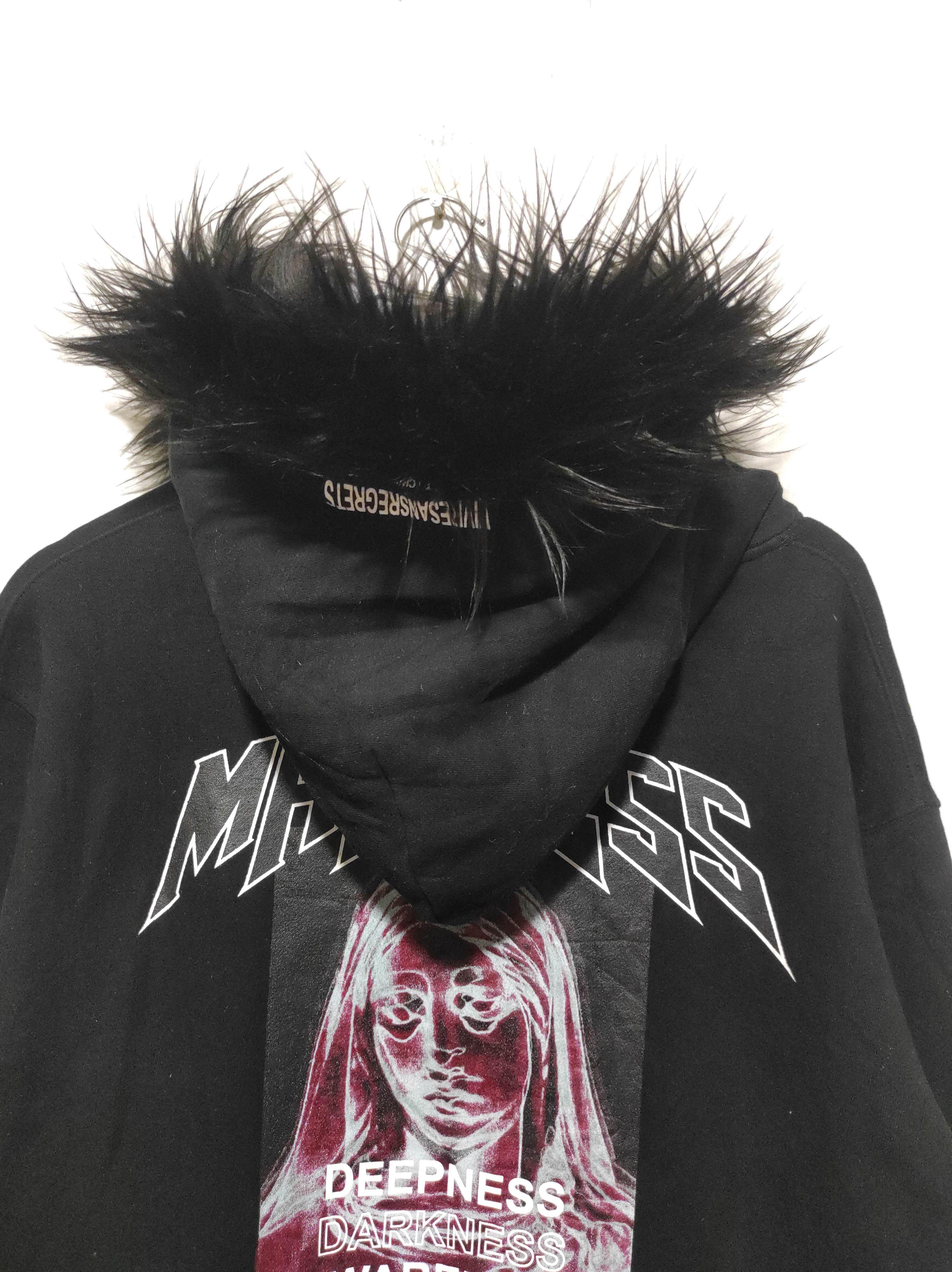Hysteric Glamour Vivre Sans Regrets "VSR" MADNESS Fur Hoodie LGB style Size US M / EU 48-50 / 2 - 14 Thumbnail