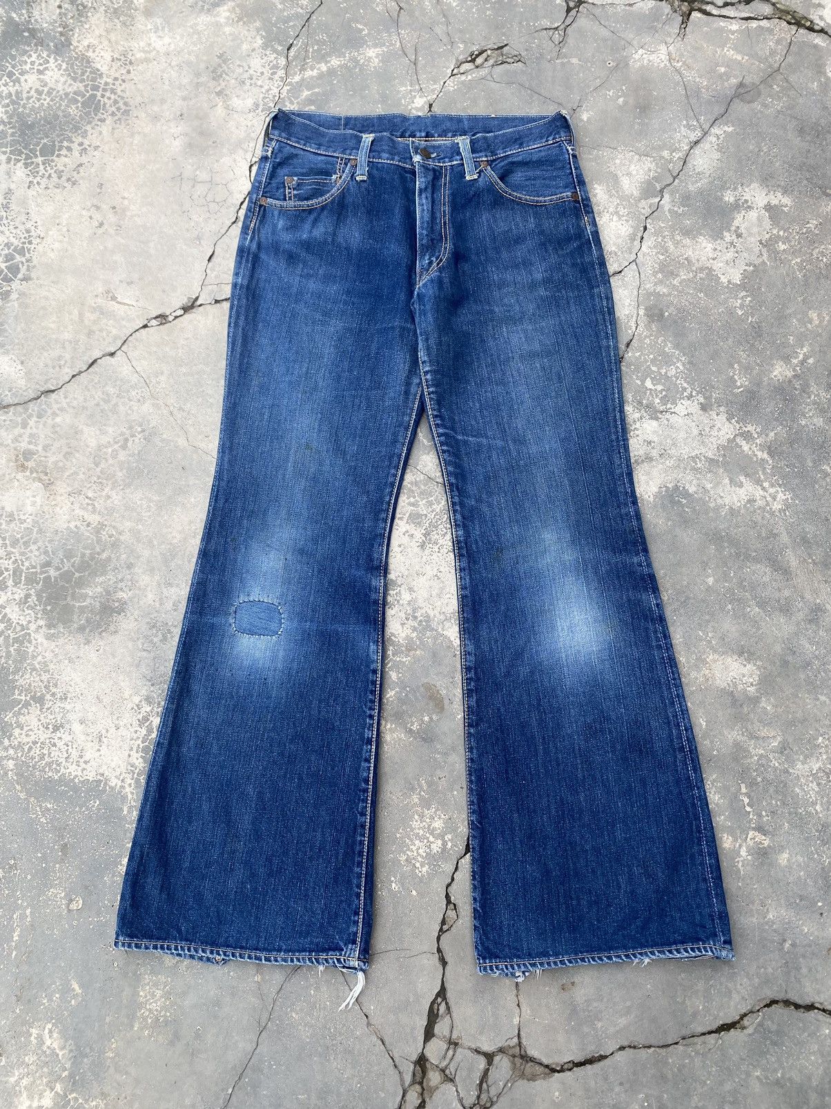 Vintage 🔥VERY RARE🔥 70s Big Stone Flare Size US 29 - 1 Thumbnail