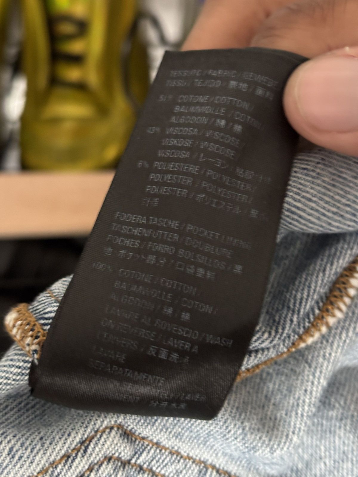 Balenciaga Balenciaga Drop Crotch Denim 26(fits 30-32) Unisex Size 26" / US 2 / IT 38 - 10 Thumbnail