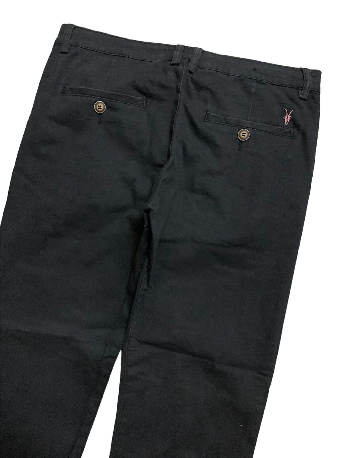 Allsaints × Japanese Brand Vtg AllSaints Slack Black Slim Fit Size US 32 / EU 48 - 5 Thumbnail