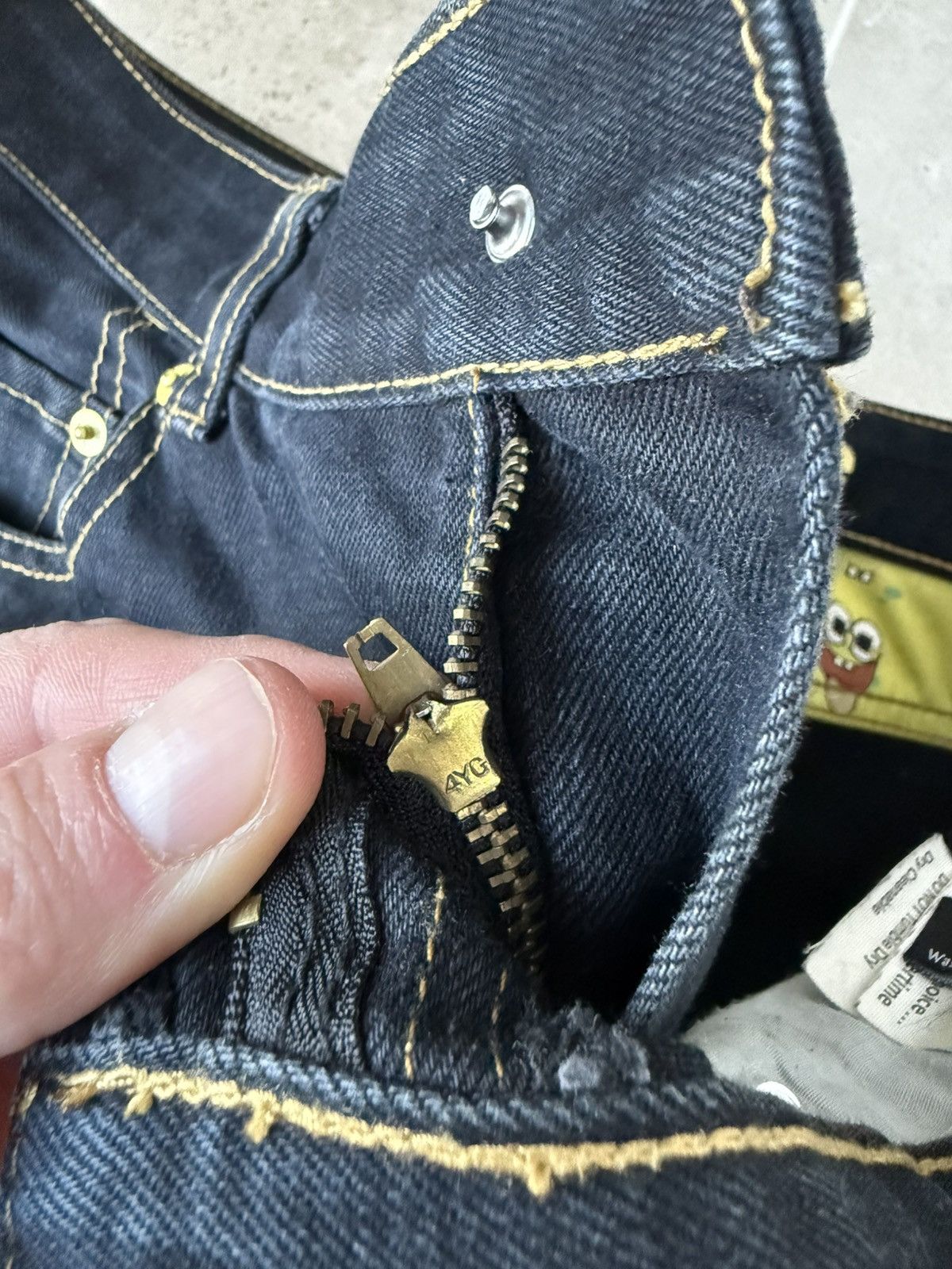 Levi's Levis Spanch Bob Original Fake Japan Denim Jeans Size US 36 / EU 52 - 4 Thumbnail
