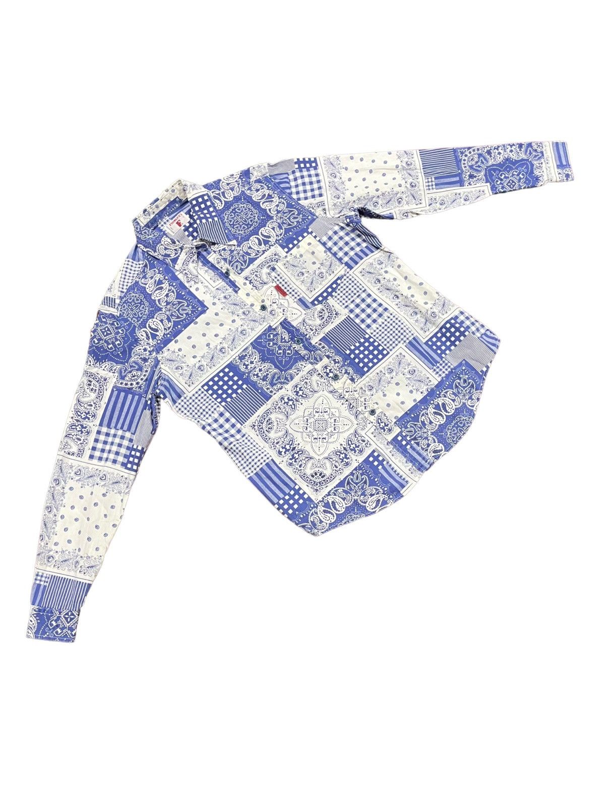 Fiorucci Fiorucci Italy Vintage Bandana Printed Shirts Size US M / EU 48-50 / 2 - 4 Thumbnail