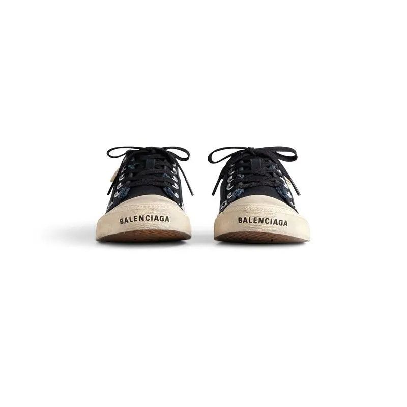 Balenciaga o1mt1gz0325 Paris Low Top Sneakers DIY Metal in Black Size US 11 / EU 44 - 3 Thumbnail