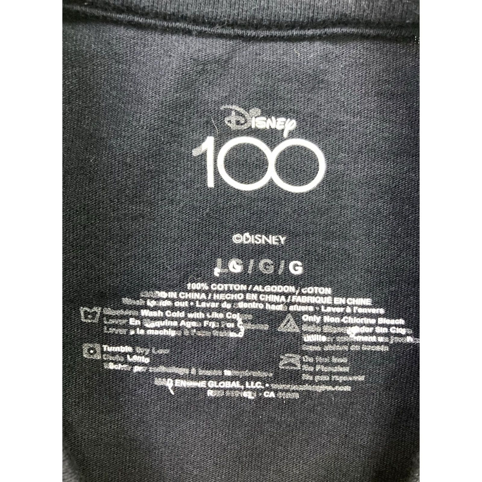 Disney DISNEY Mickey Mouse Graphic T-shirt Men L Black Long Sleeve Crew Neck Shirt Size US L / EU 52-54 / 3 - 5 Thumbnail
