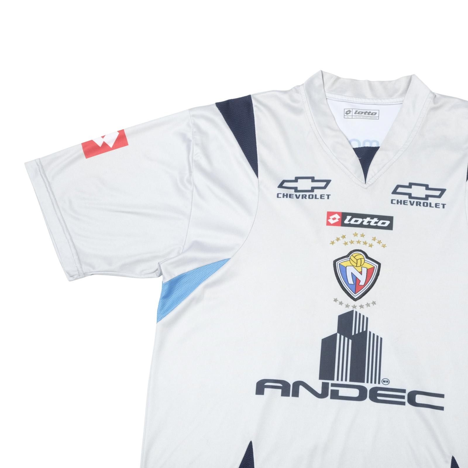 Lotto Sport 2007 Club Deportivo El Nacional (Ecuador) Away Shirt (XL) Size US XL / EU 56 / 4 - 3 Thumbnail