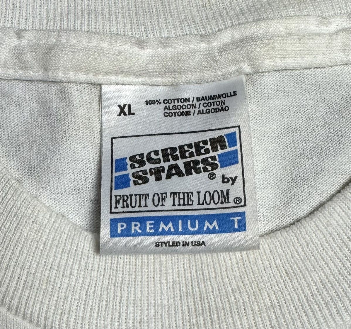 Fruit Of The Loom 1990s Vintage Adult Humor T-Shirt The Perfect Body Size US XL / EU 56 / 4 - 13 Thumbnail