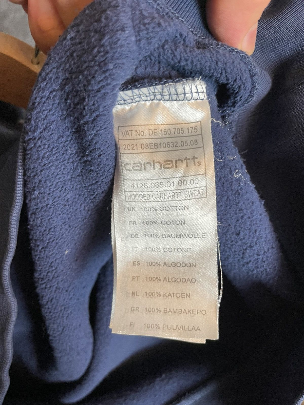 Carhartt VINTAGE CARHARTT BIG LOGO HOODIE Size US L / EU 52-54 / 3 - 5 Thumbnail