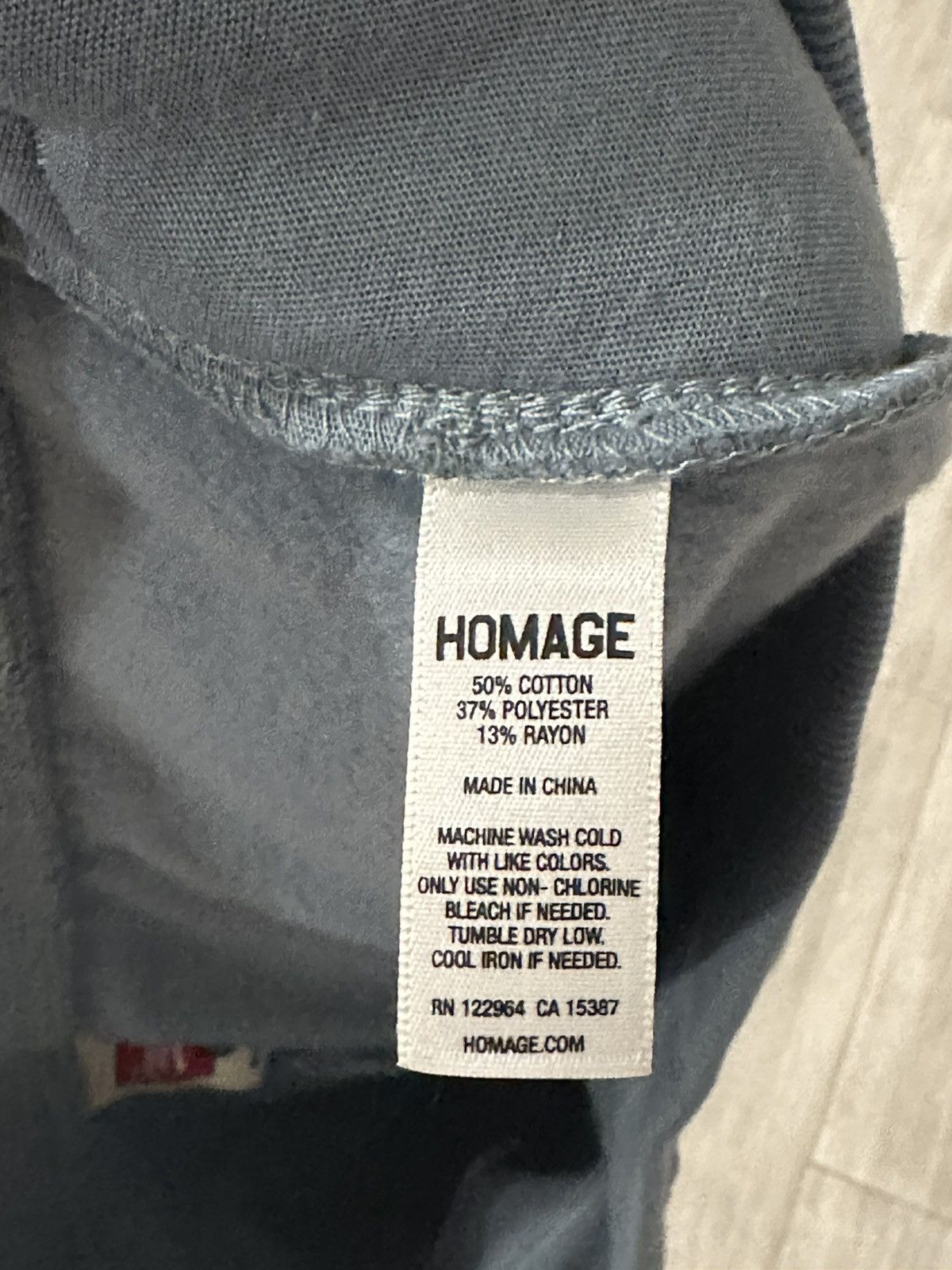Homage Men's Homage Go-To Sweat Shorts Vintage Blue Size L Large Size US 36 / EU 52 - 5 Thumbnail