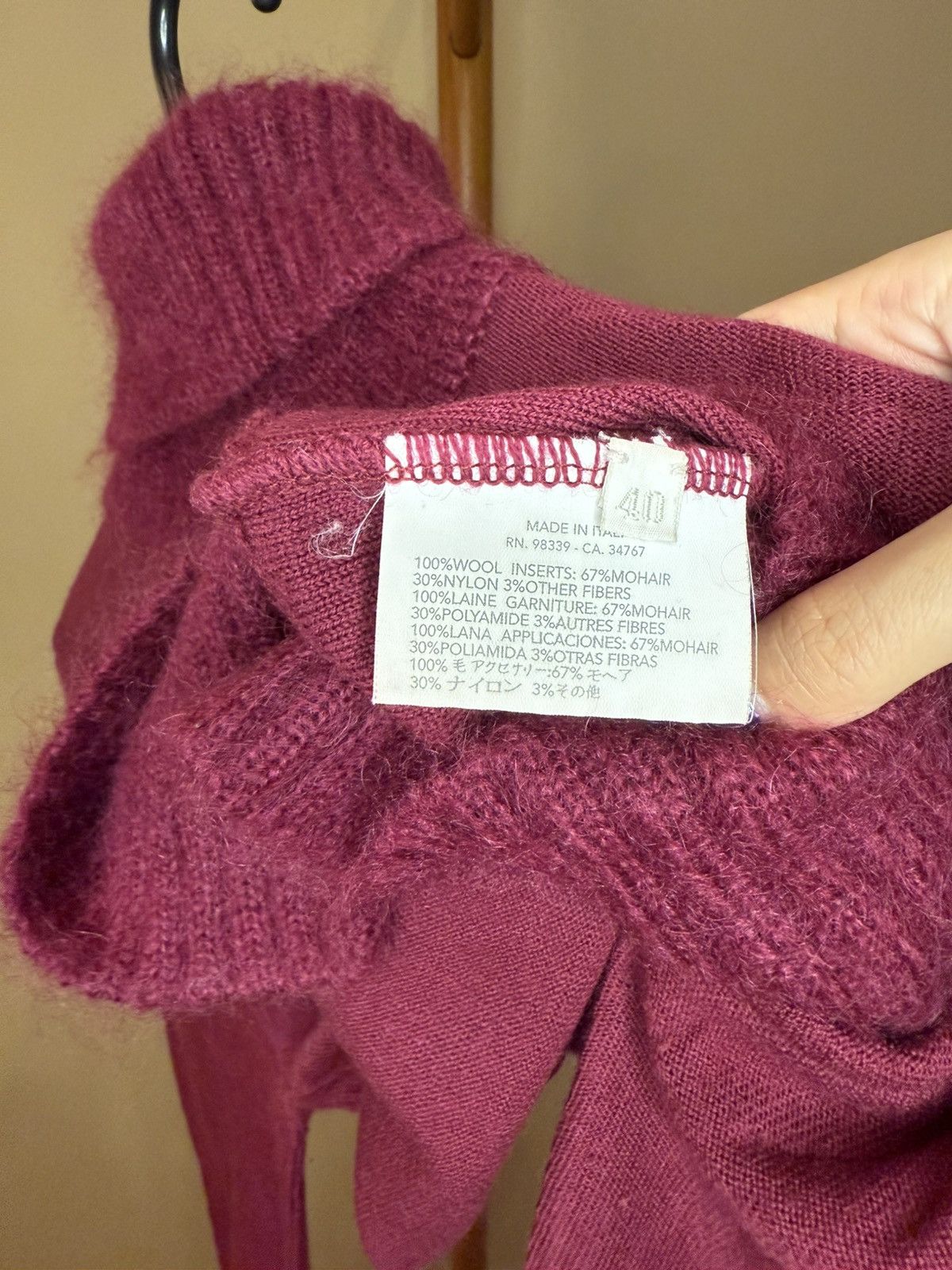 Miu Miu Vintage Miu Miu Mohair knit sweater Size S / US 4 / IT 40 - 4 Thumbnail
