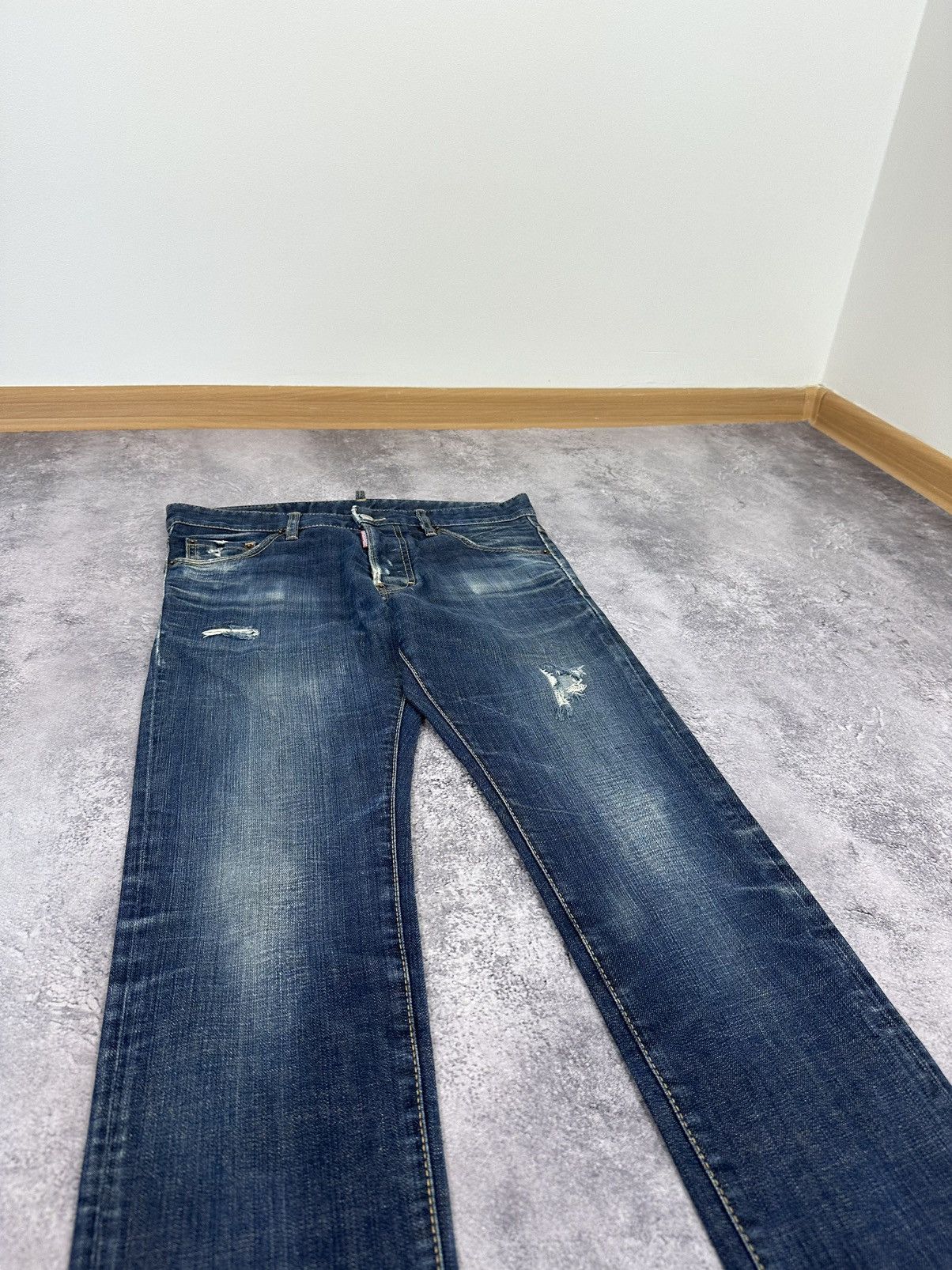 Dsquared2 Dsquared2 Avant Garde Distressed Designer Rare Opium Jeans Size US 32 / EU 48 - 4 Thumbnail