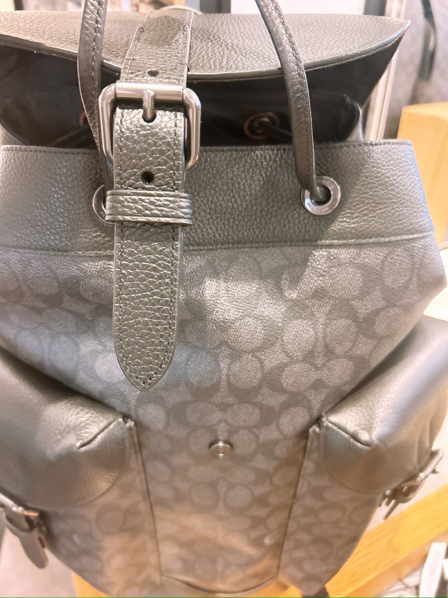 Coach Warner Backpack In Signature Canvas CW211 Size ONE SIZE - 6 Thumbnail