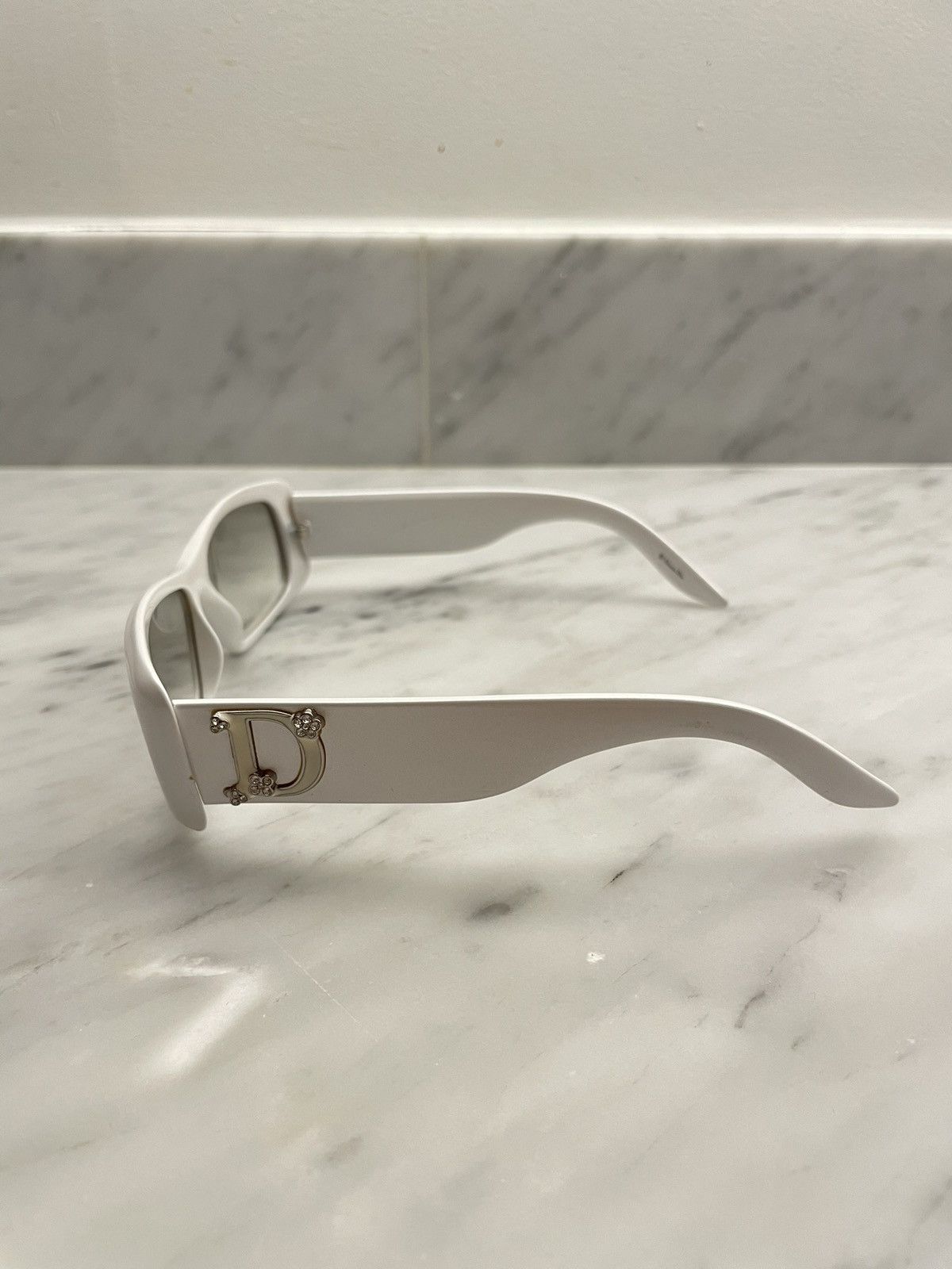 Dior Dior Couture 2 🔥 white sunglasses with logo Size ONE SIZE - 3 Thumbnail