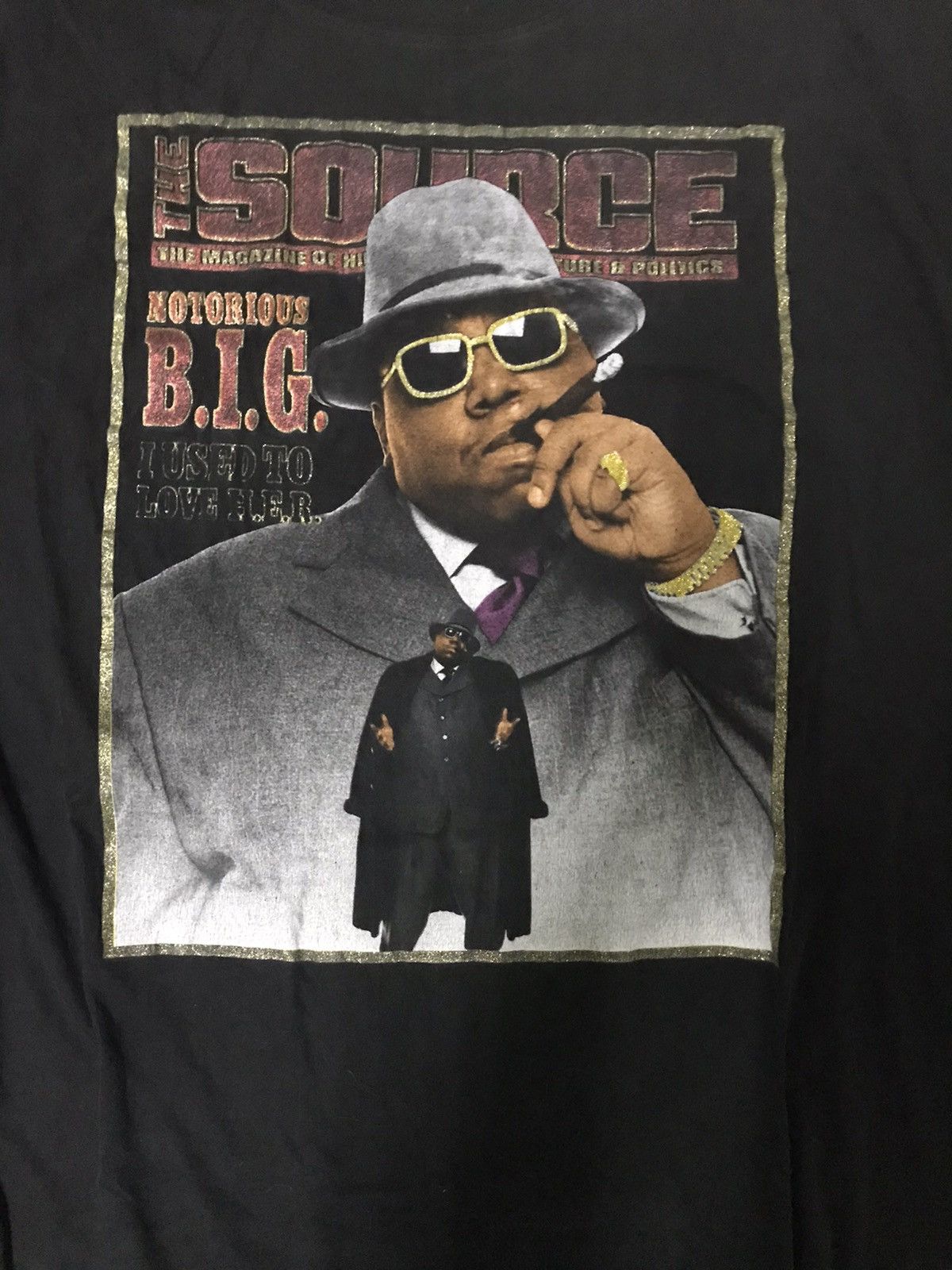 Rap Tees × Vintage RARE Vtg Source Magazine feat The Notorious B.I.G Size US XXL / EU 58 / 5 - 2 Thumbnail