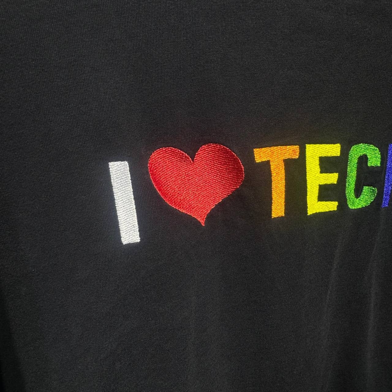 Balenciaga Balenciaga “I Love Techno” embroidered tee Size US L / EU 52-54 / 3 - 4 Thumbnail