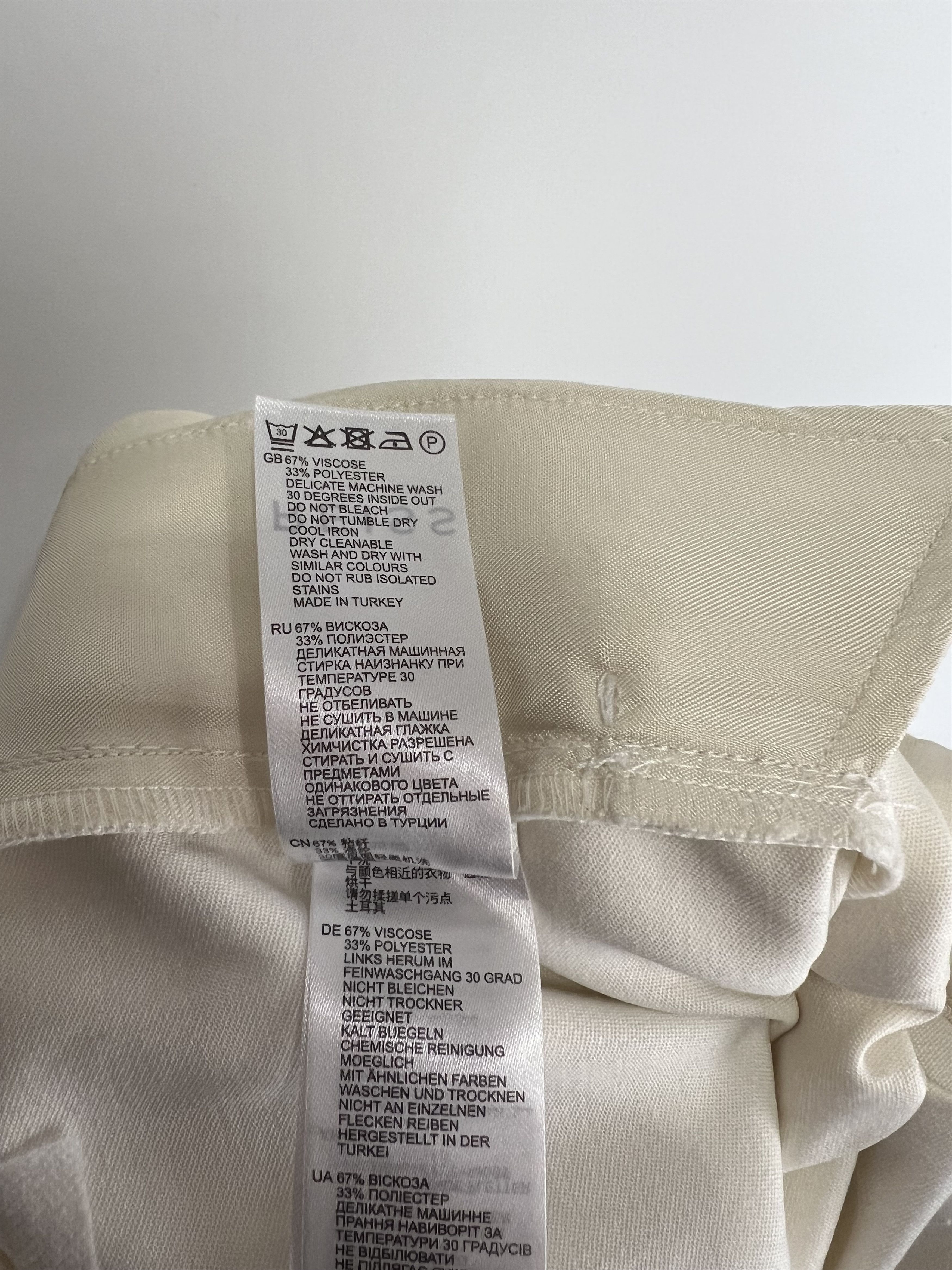 Reiss Reiss Wide Leg Trousers Pants High Rise Pleated Size US6 Size 28" / US 6 / IT 42 - 6 Thumbnail