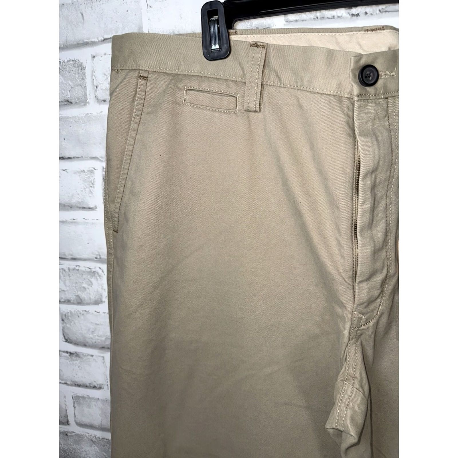 Haggar Life Haggar Chino Pants Striped Beige 40x30 NWT Slim Straight Men's Trousers Size US 40 / EU 56 - 3 Thumbnail