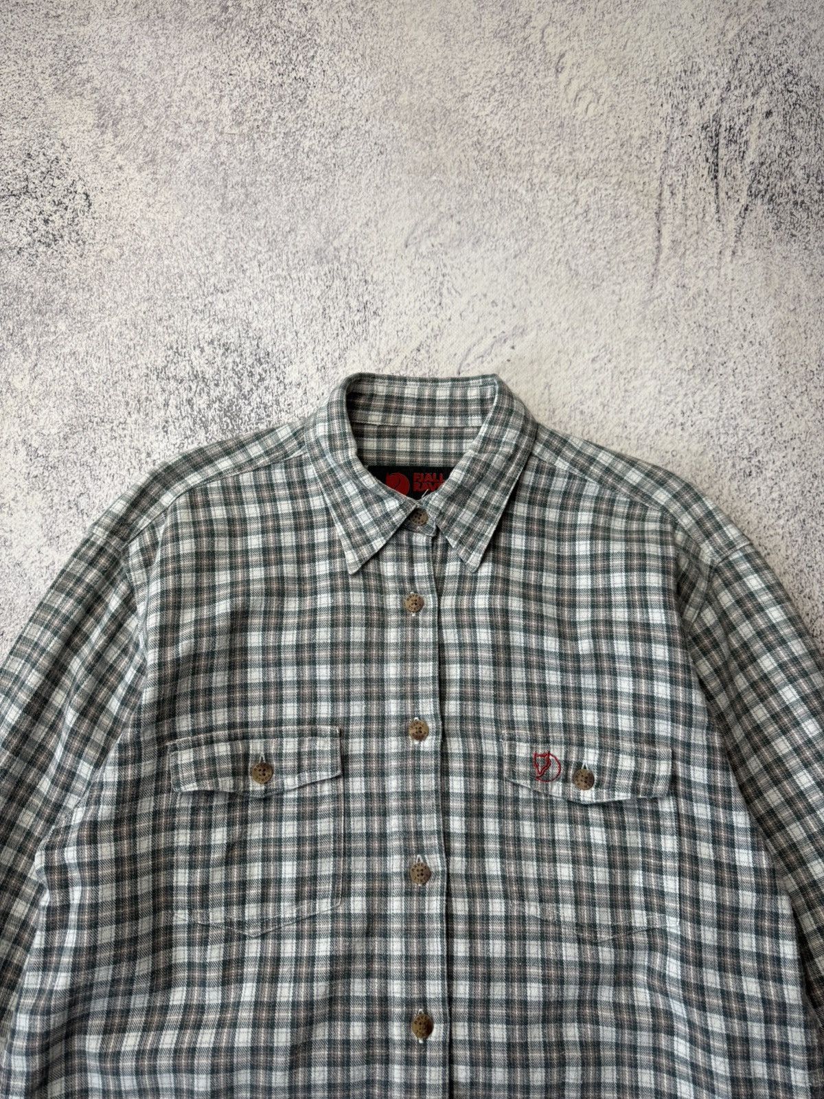 Fjallraven Vintage Fjallraven Ladies Flannel Checkered Shirt USA Size M / US 6-8 / IT 42-44 - 5 Thumbnail
