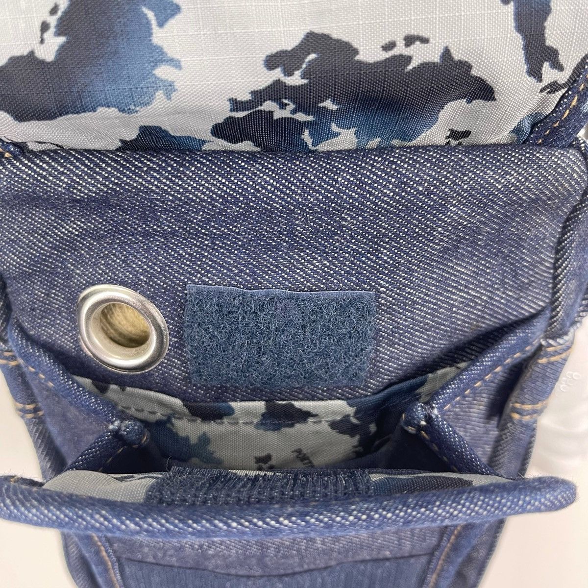 Porter × Porter Classic Porter Blue Denim Crossbody Bag Size ONE SIZE - 9 Thumbnail