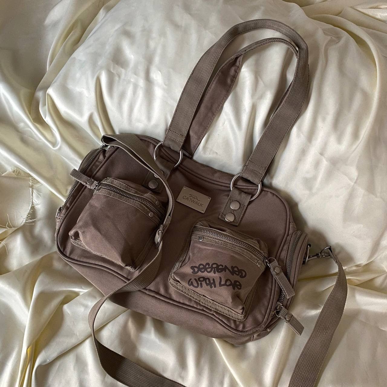 Vintage Catwalk vintage beige shoulder bag, Size ONE SIZE - 5 Thumbnail
