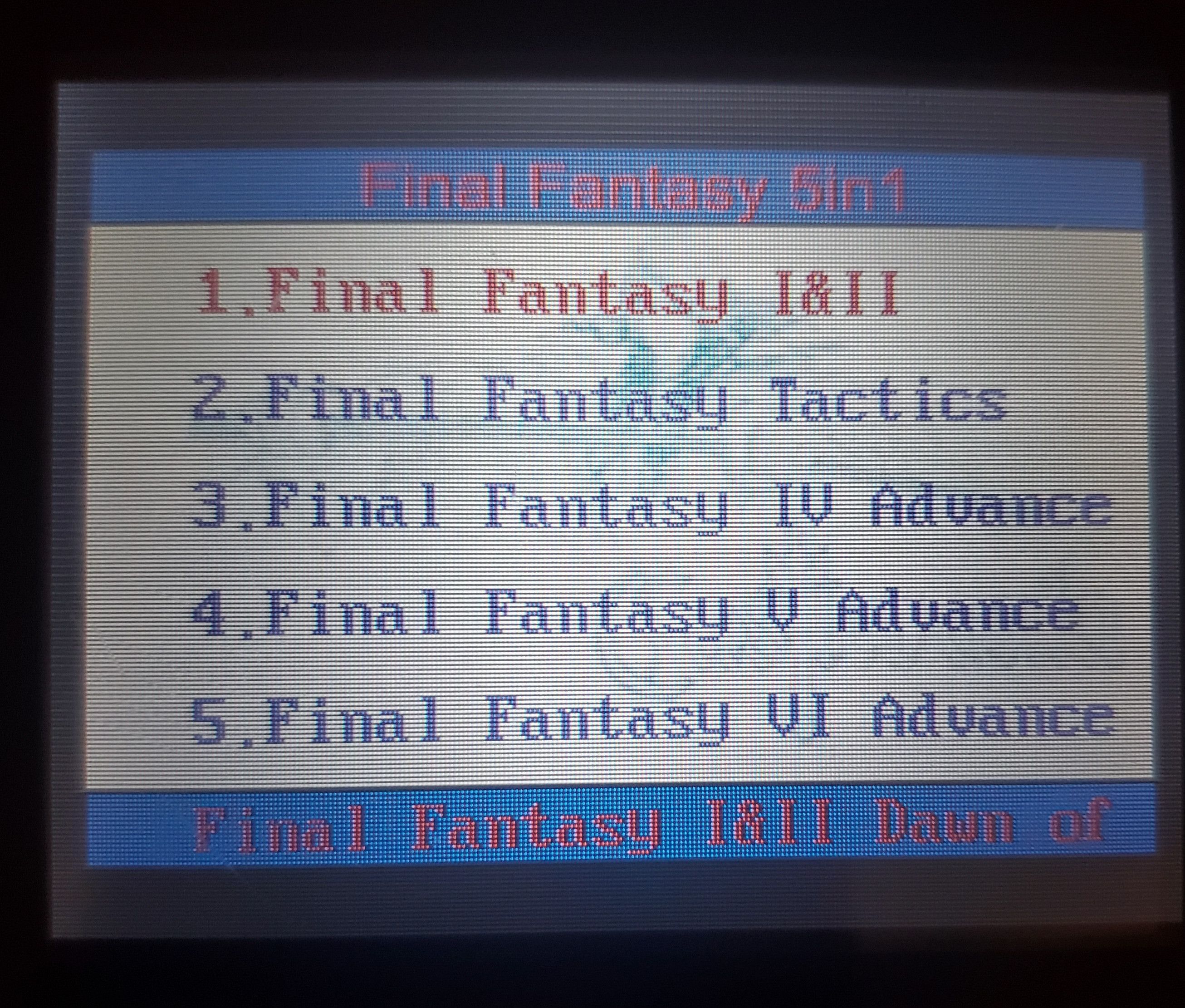 Nintendo Final Fantasy 5 in 1 Video Game GBA Game Boy Advance Size ONE SIZE - 2 Thumbnail