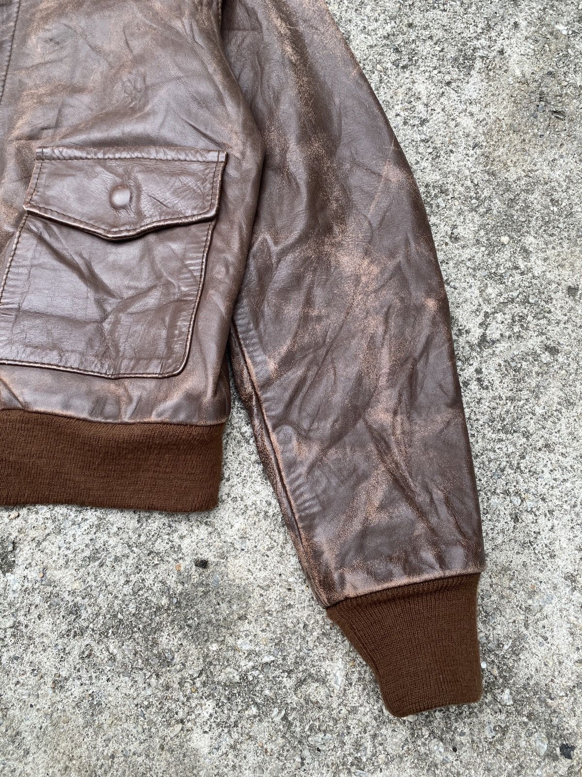 Aero Leathers 1970s Type A2 Aero Leather Us Army Patina Design Jacket Size US S / EU 44-46 / 1 - 8 Thumbnail
