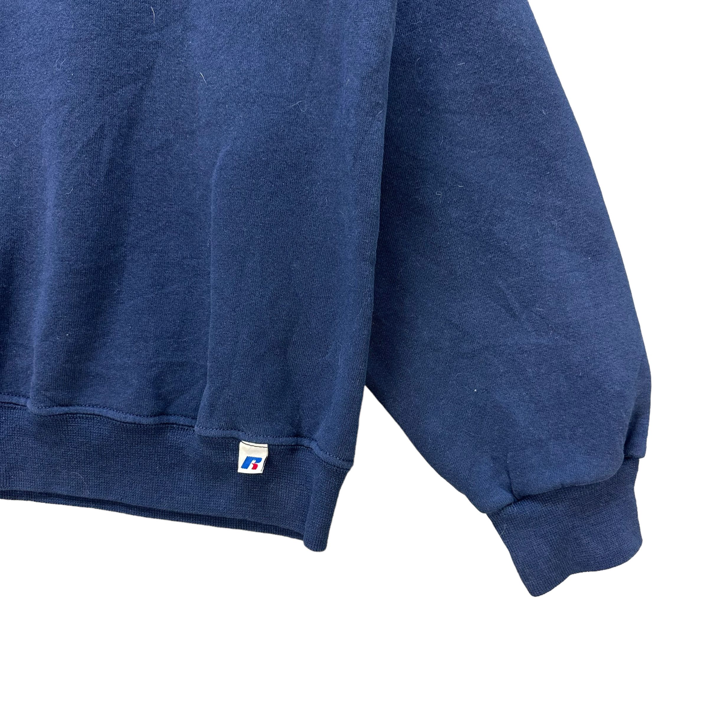 Russell Athletic VINTAGE PLAIN RUSSELL NAVY SWEATSHIRTS #8367-006 Size US L / EU 52-54 / 3 - 5 Thumbnail