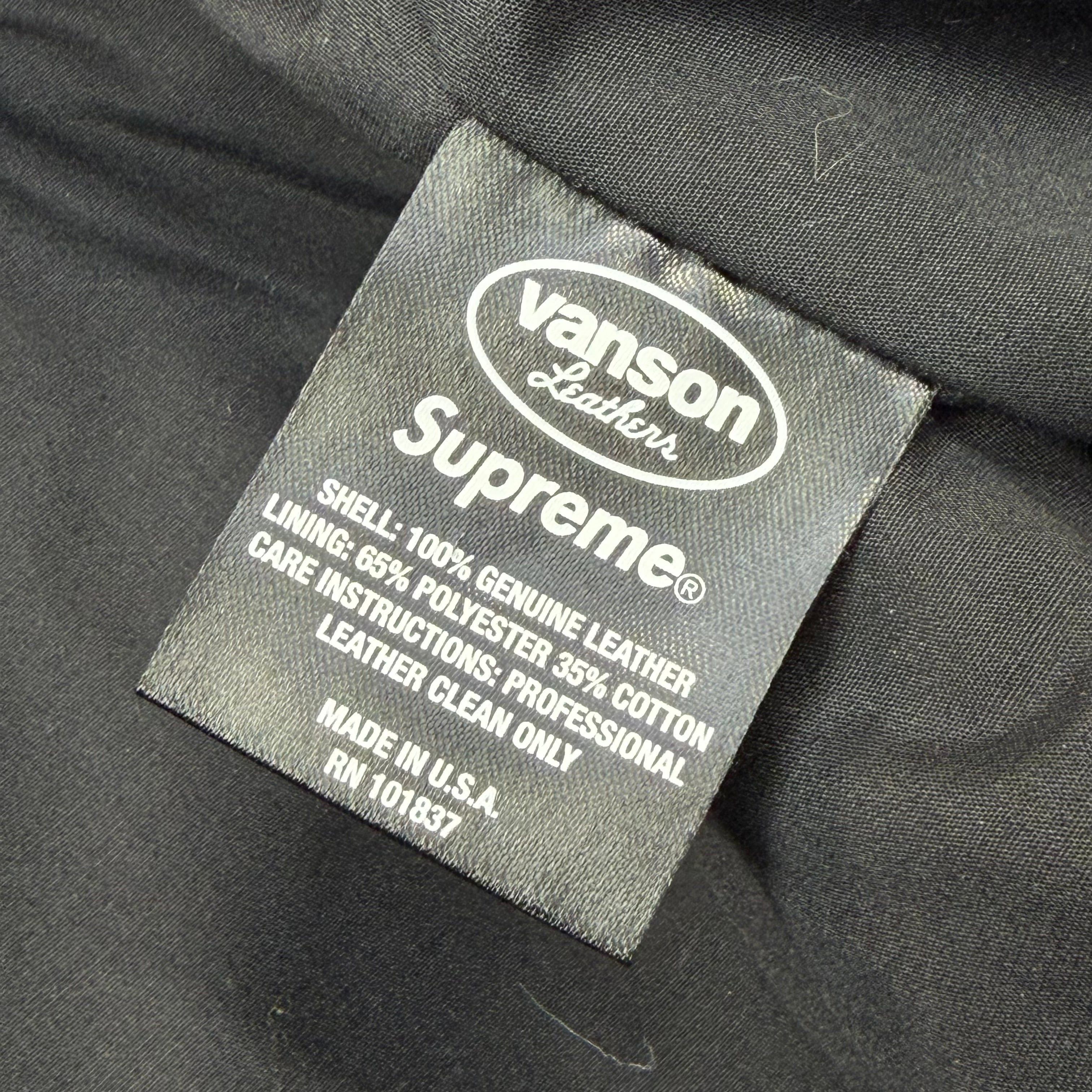 Supreme Supreme Vanson Ghost Rider Jacket XL Size US XL / EU 56 / 4 - 7 Thumbnail