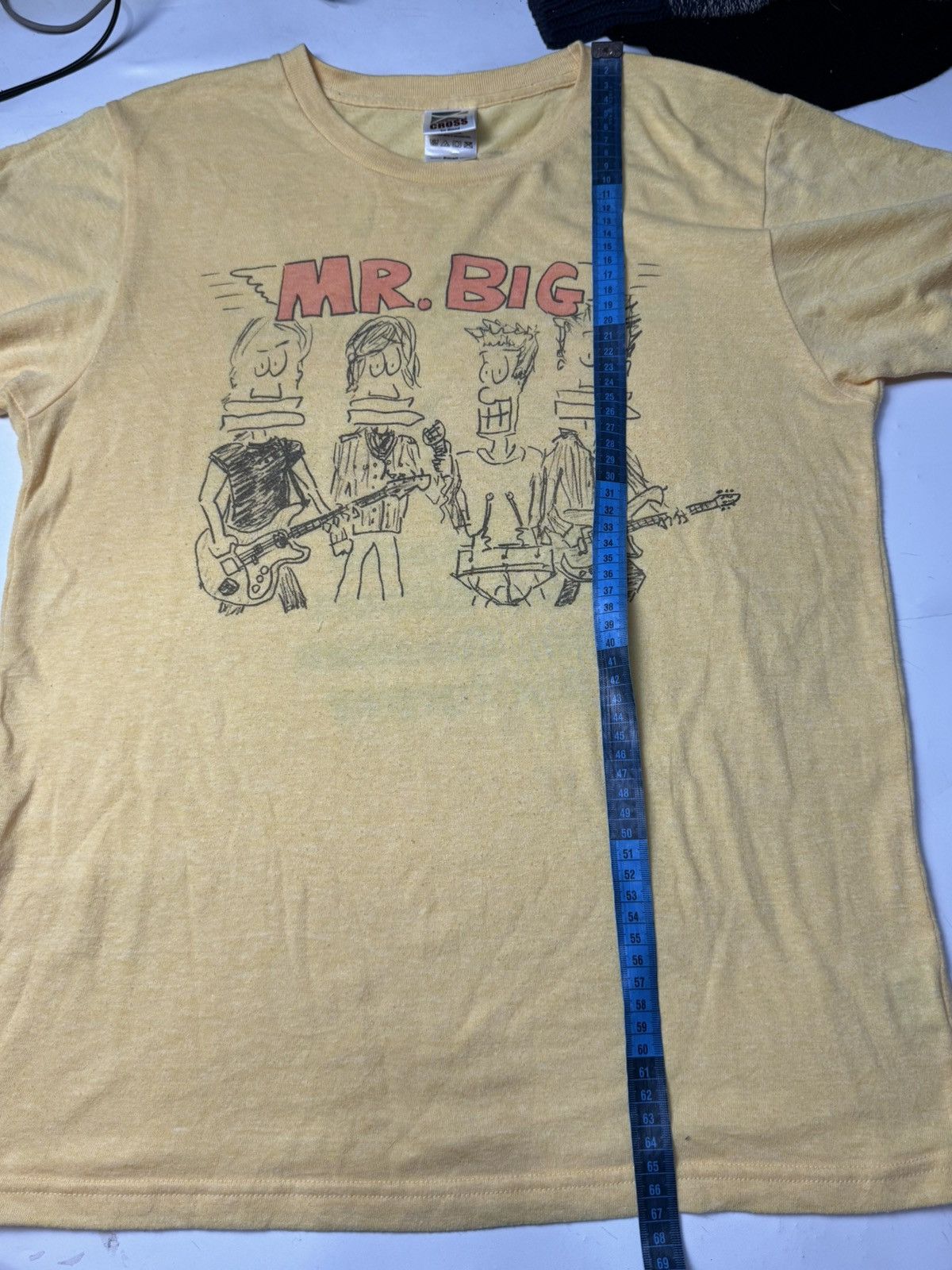 Band Tees Mr Big Sketch Art Tshirt 2000s Size US S / EU 44-46 / 1 - 4 Thumbnail