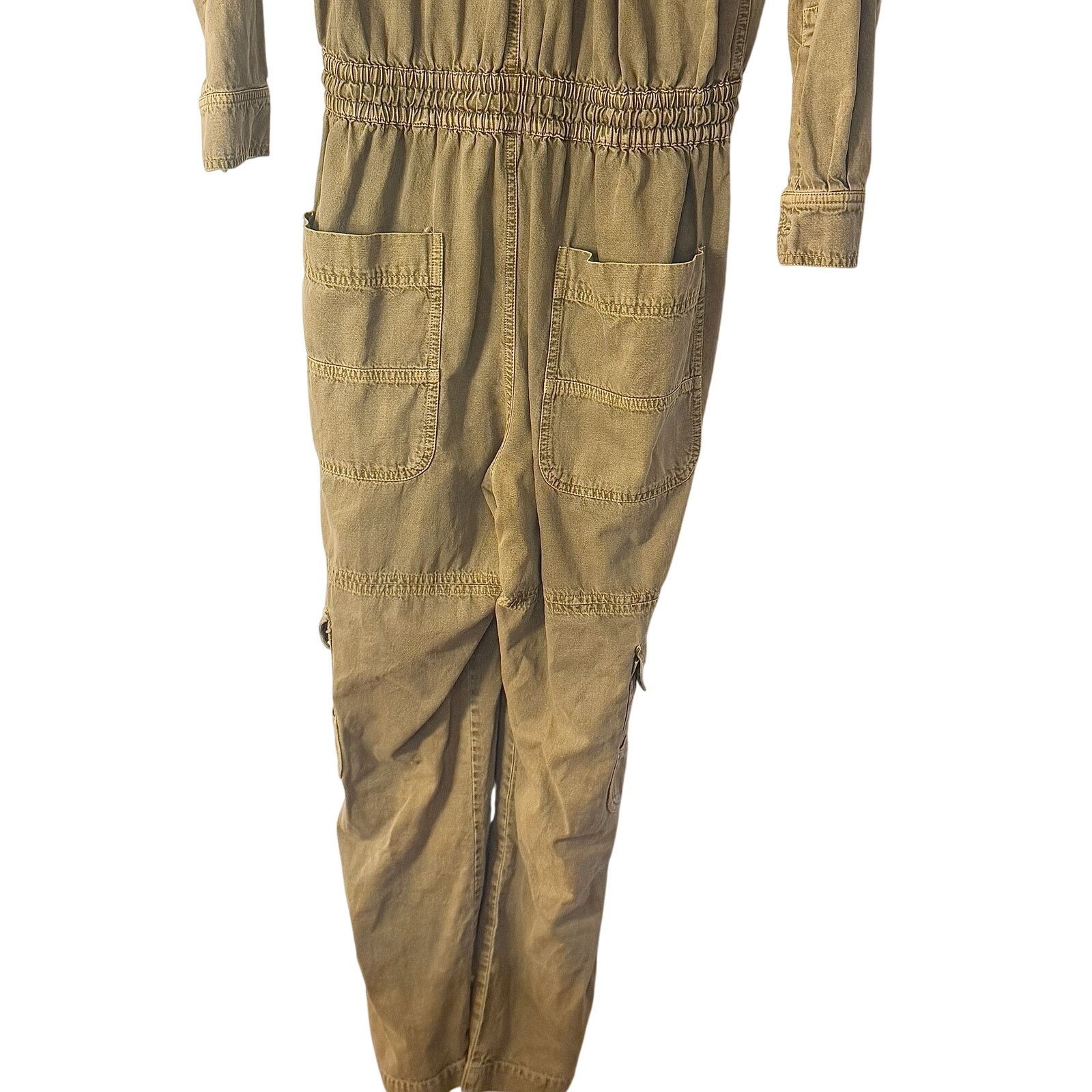 Isabel Marant Isabel Marant Khaki Vyns Jumpsuit Size ONE SIZE - 3 Thumbnail