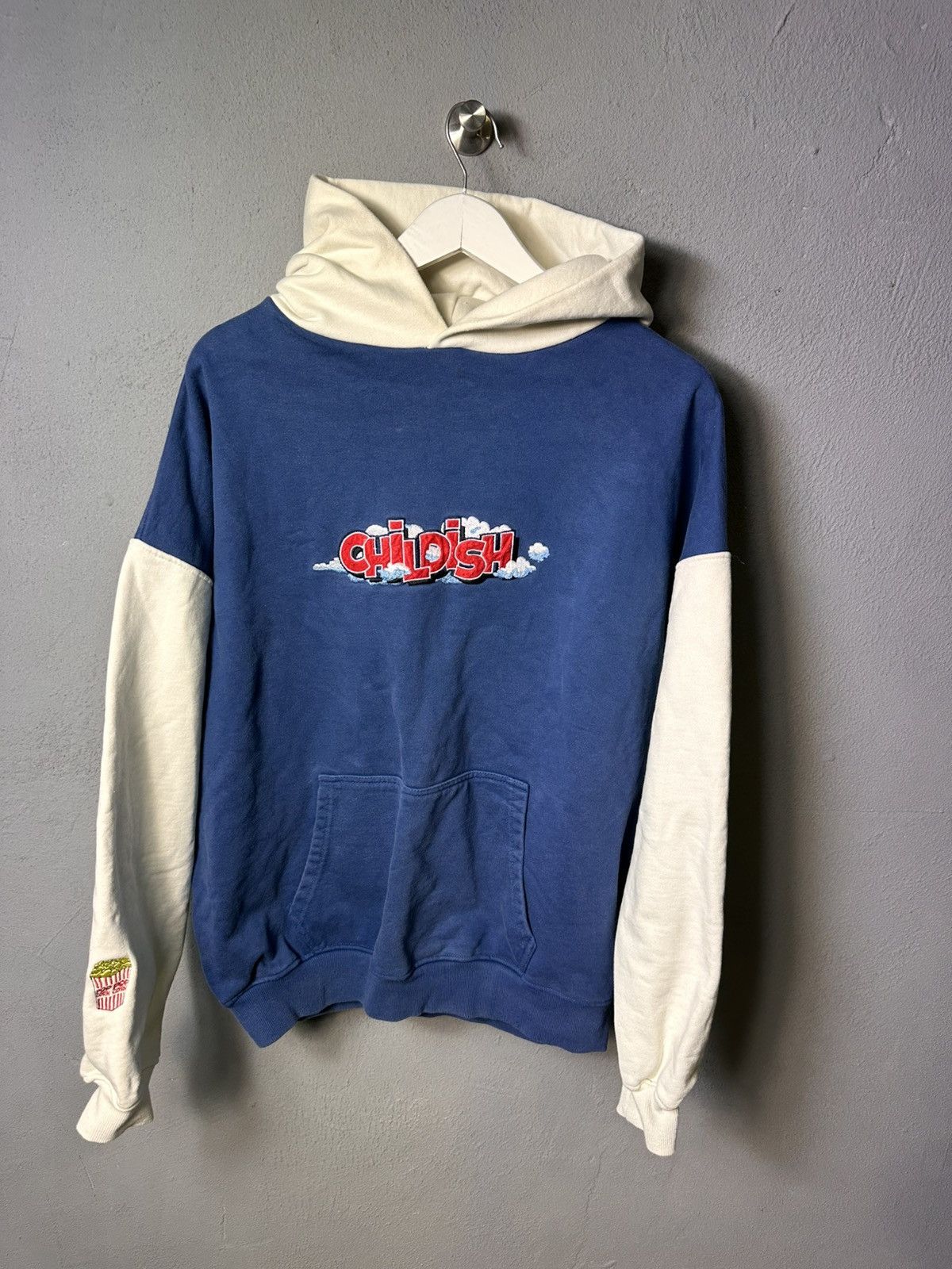 CHILDS × Japanese Brand × Vintage Vintage Theme Park Childish Blue TGF Hoodie Size US L / EU 52-54 / 3 - 3 Thumbnail