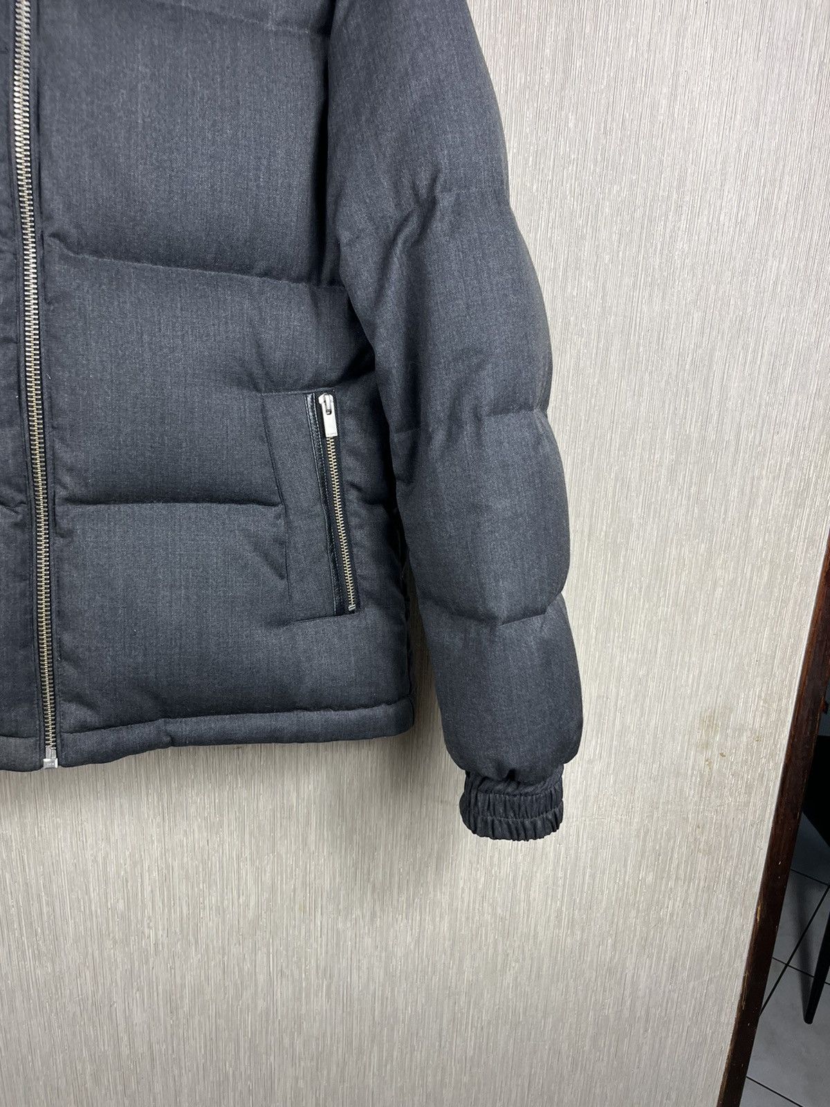 Designer × The Kooples The Kooples wool down puffer jacket hooded leather acs Size US M / EU 48-50 / 2 - 6 Thumbnail