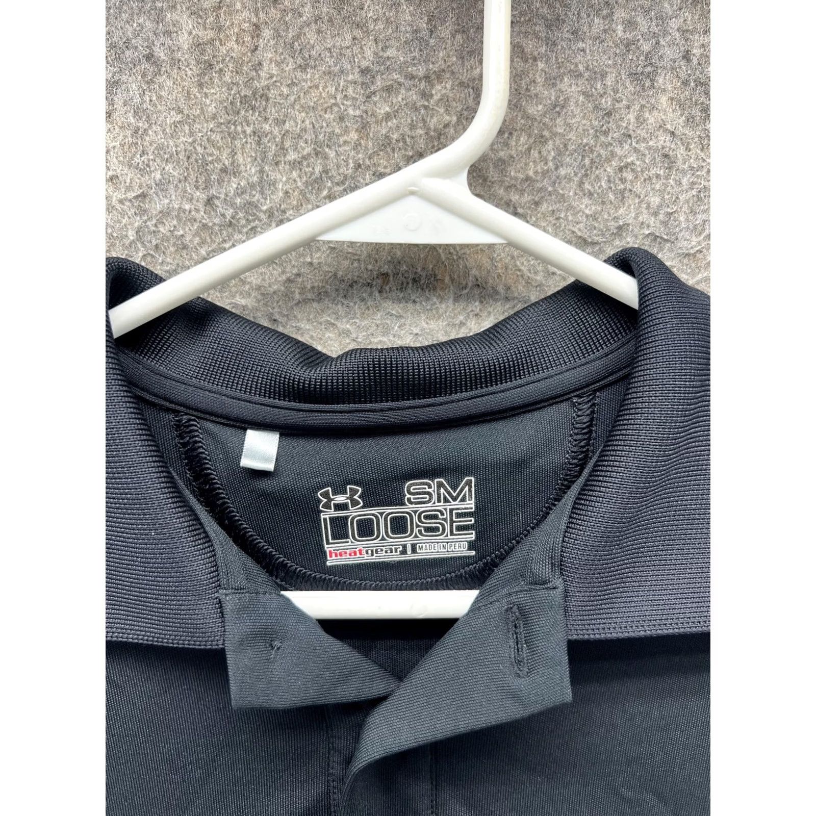 Under Armour Under Armour HeatGear Polo Shirt Mens Small Black Solid Golf Performance Stretch Polo Shirt Mens Small Black Size US S / EU 44-46 / 1 - 7 Thumbnail