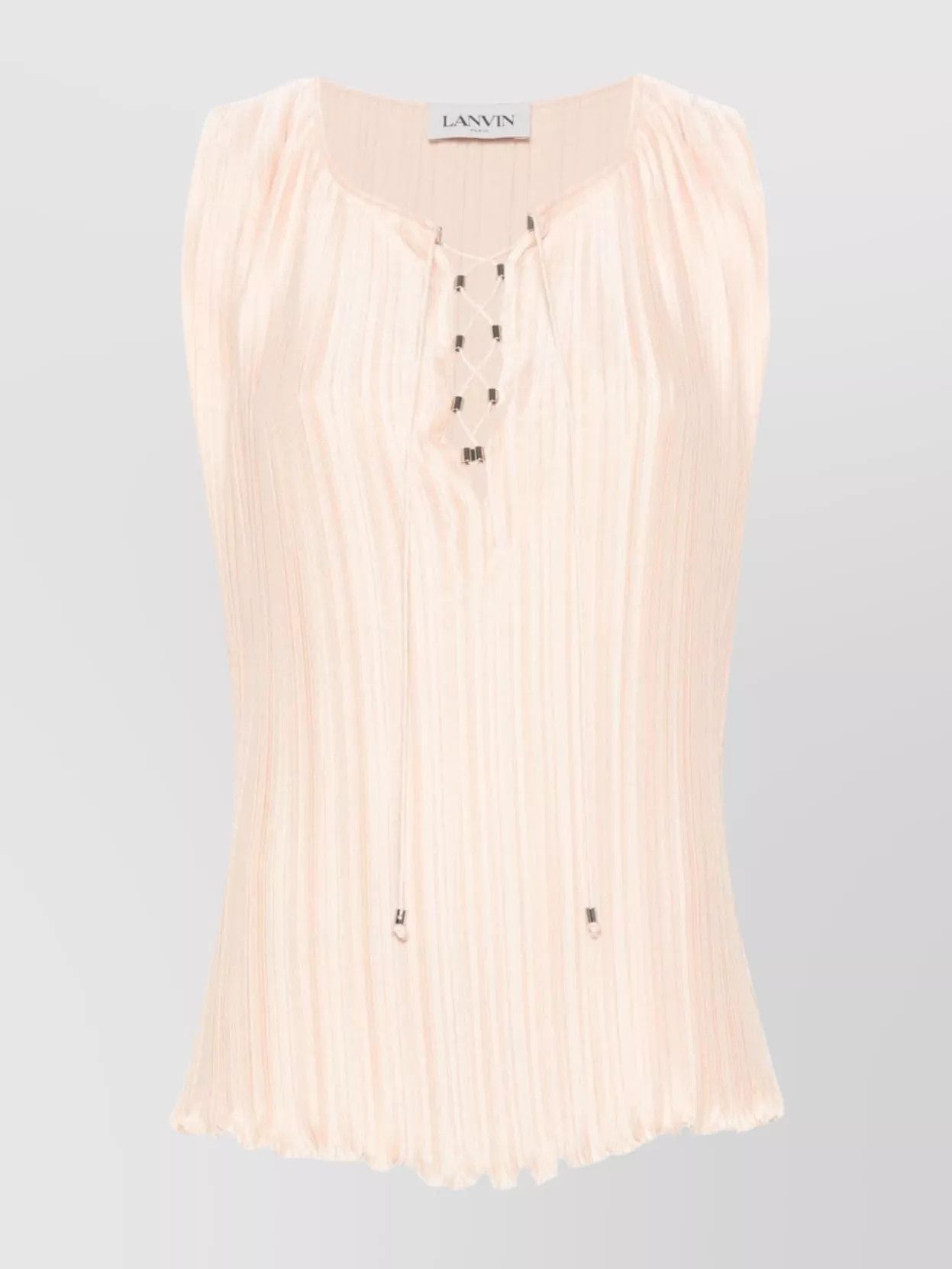 Lanvin o1y0326 Blouse in Apricot Size S / US 4 / IT 40 - 1 Thumbnail